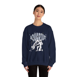 Aquarius Zodiac Casual classic unisex heavy blend crewneck sweatshirt