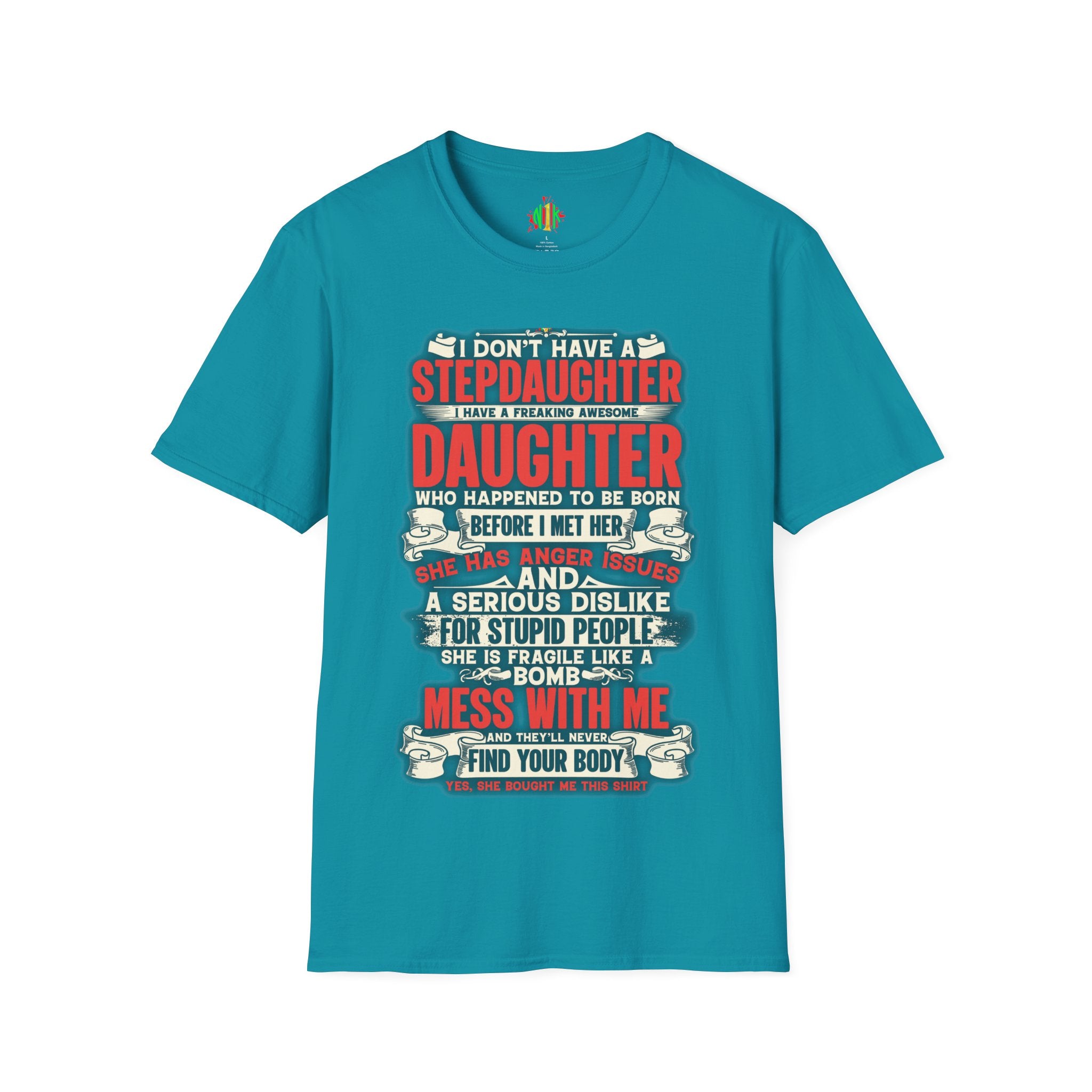 The love of a stepdaughter from a Stepfather Short Sleeve Tee