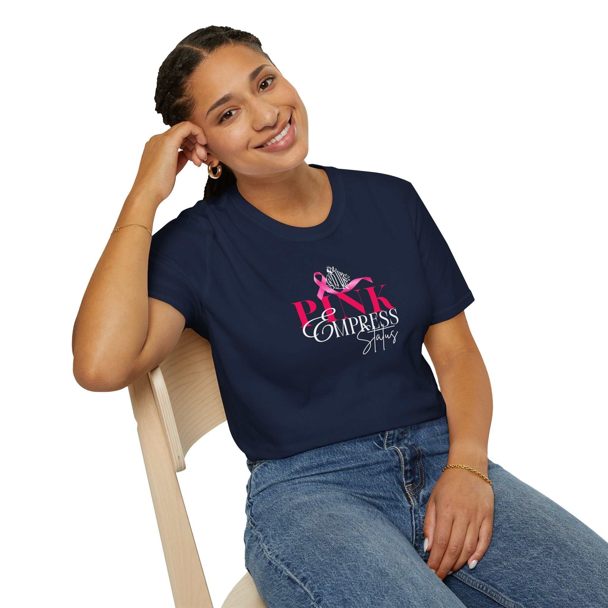 Pink Empress Ladies T-Shirt – 'Pink Empress' Script Graphic