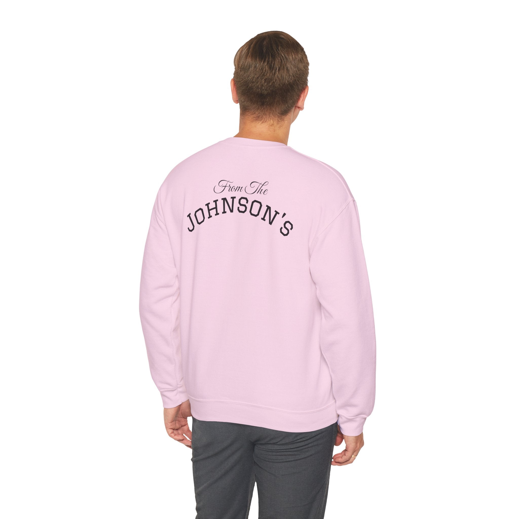Merry Christmas Personalized Family Name Sweatshirt