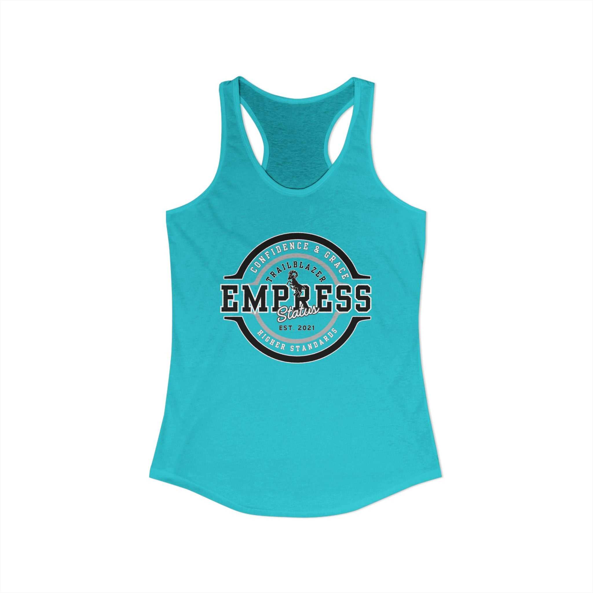 Empress Status Racerback Tank, Women's Fitness Shirt, Gift for Her, CaTank TopEmpress Status Racerback Tank