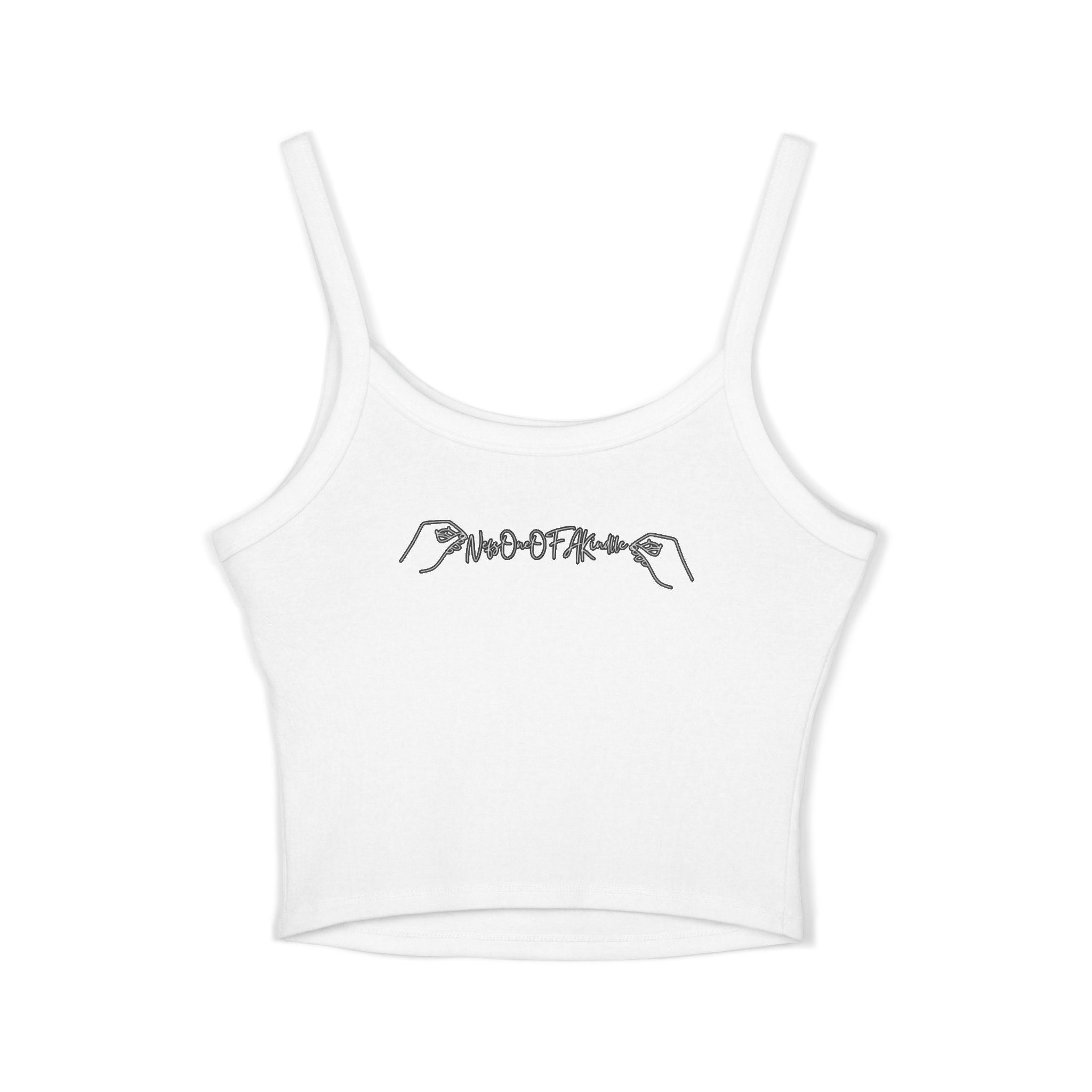 Women's Spaghetti Strap Tank Top with Leo Design, Summer Vacation Top, Zodiac Sign Apparel, Casual Wear, Gift for Astrology Lovers