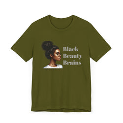 Black, beauty and Brains Sleeve Tee