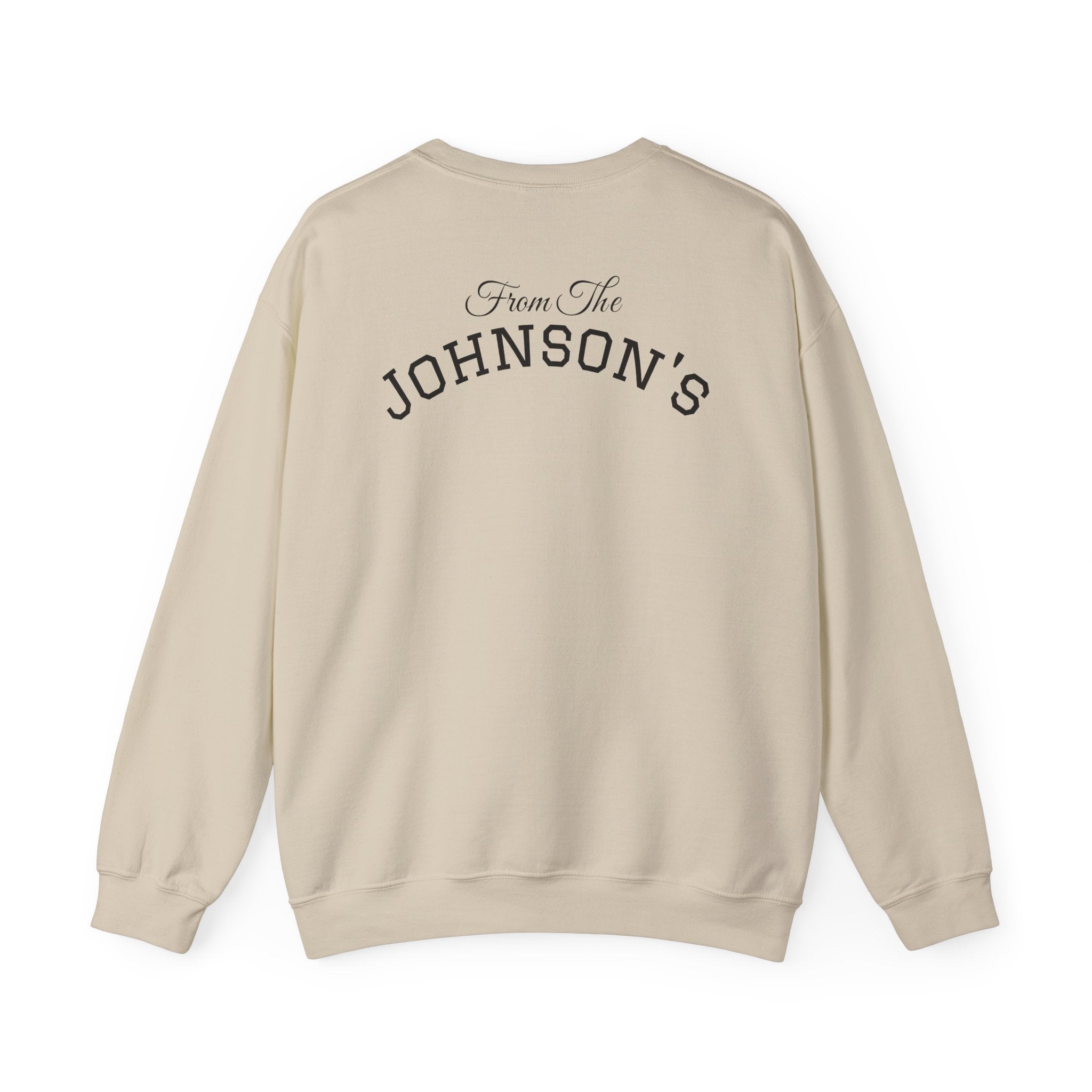Merry Christmas Personalized Family Name Sweatshirt