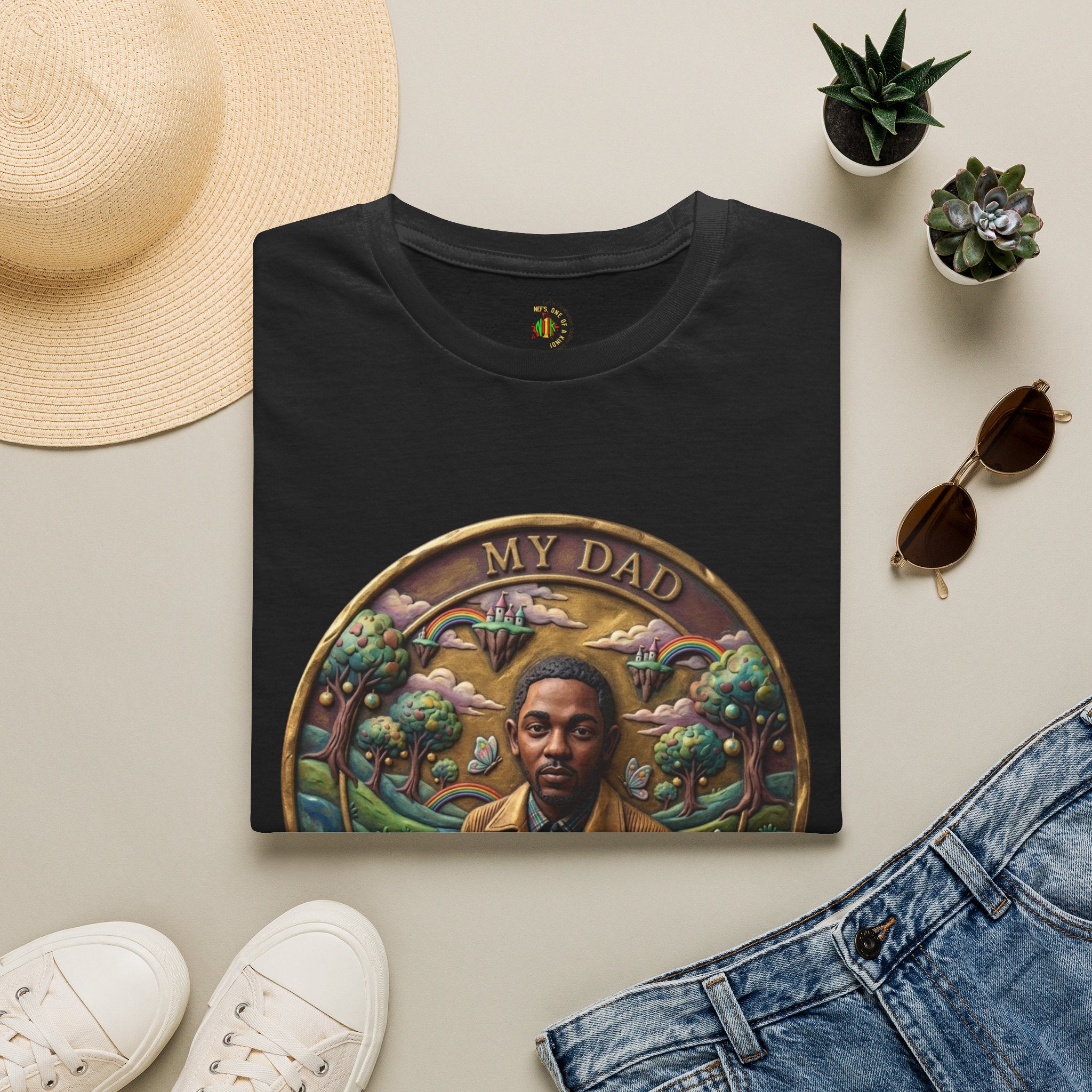 Todd Another Customized My Dad Portrait Coin Tee Graphic T-Shirt