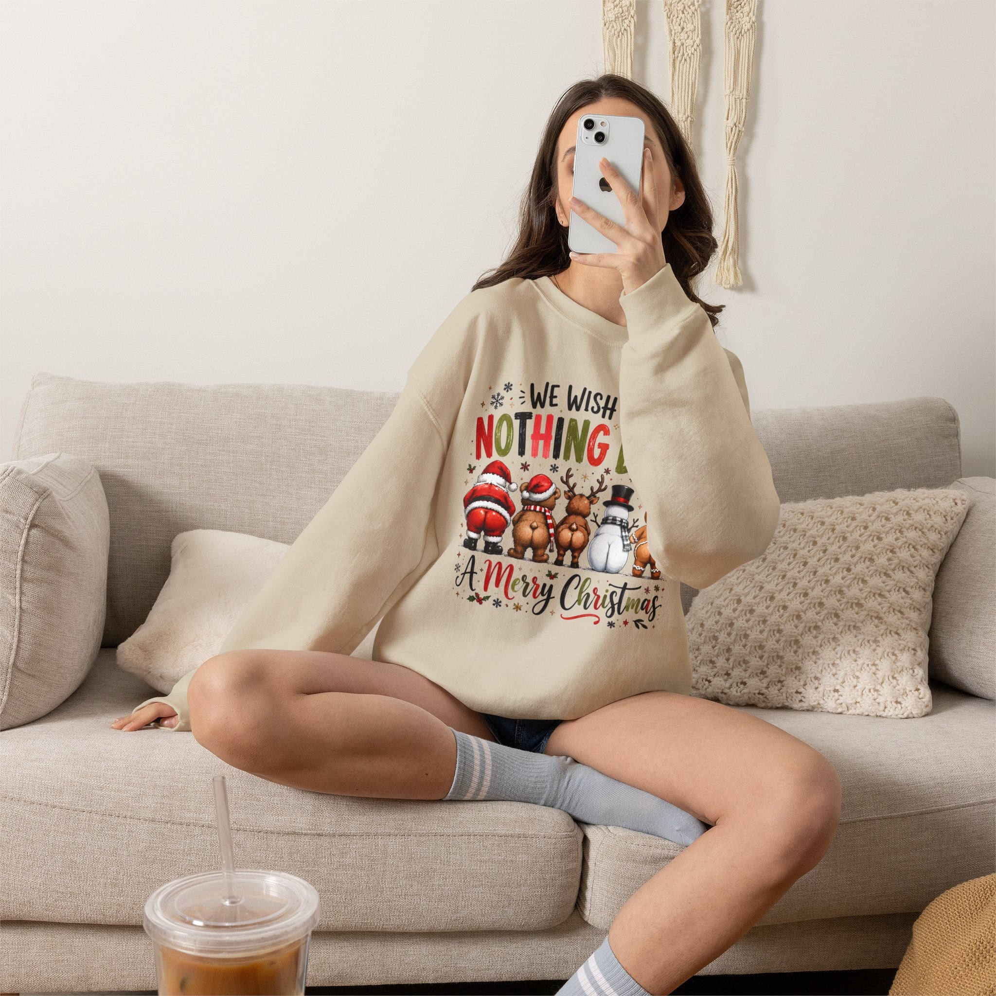 We Wish You Nothing But a Merry Christmas Sweatshirt