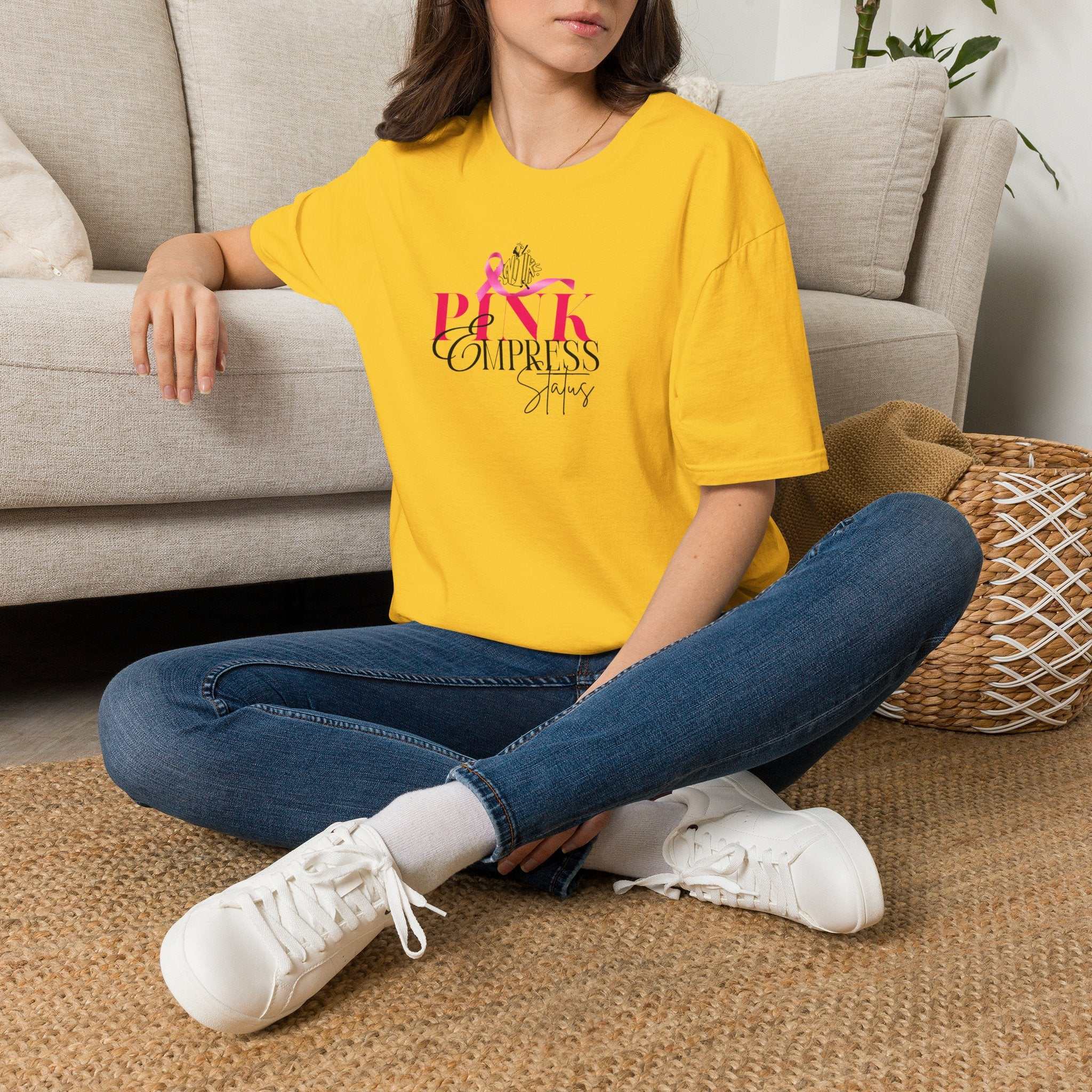 Pink Empress Ladies T-Shirt – 'Pink Empress' Script Graphic