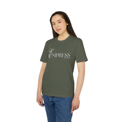 Empress Status Embroidered T-Shirt for Creators, Fashionable Graphic Tee, Casual Wear, Gifts for Creatives, Art Lover Apparel