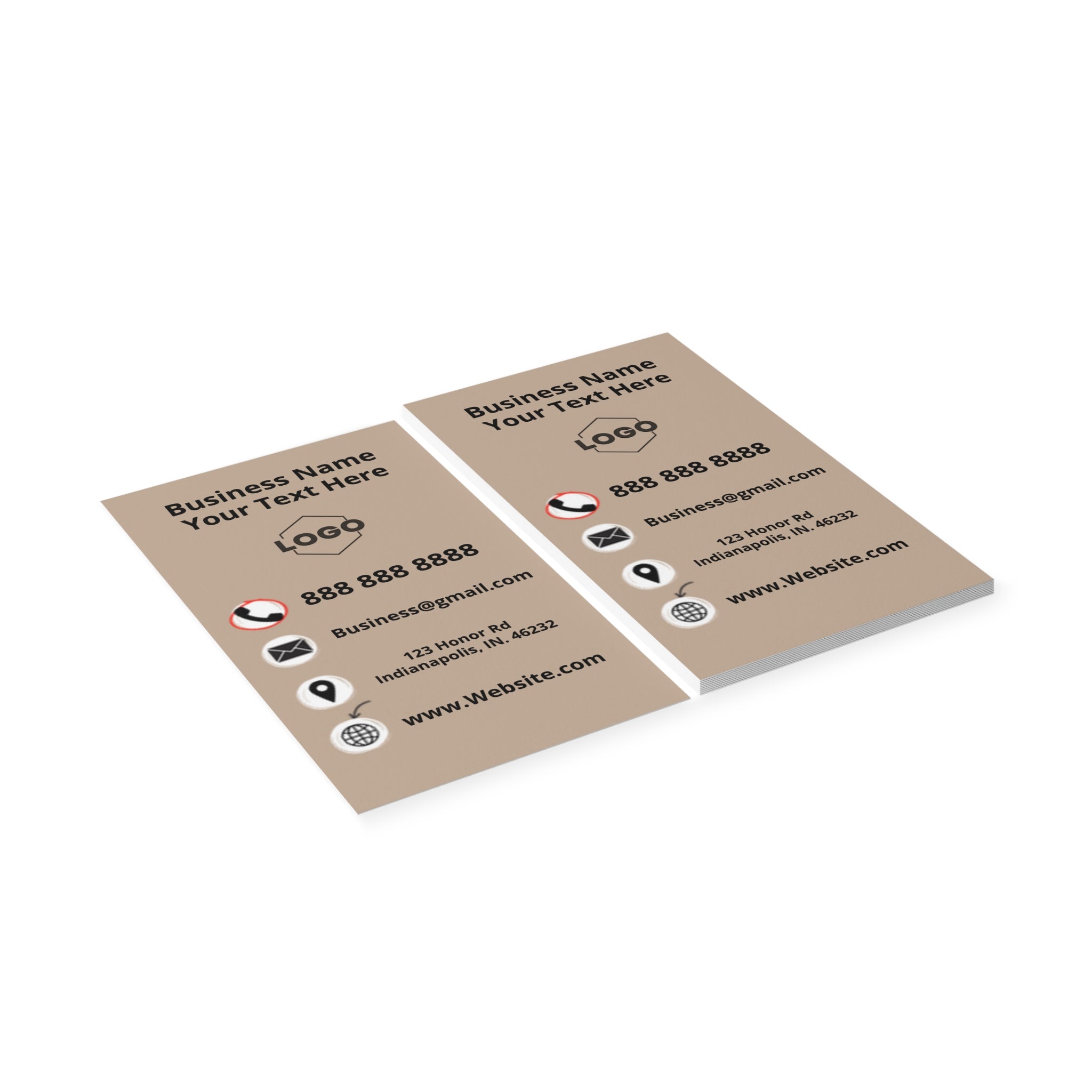 Quick and Easy No Think Business Cards