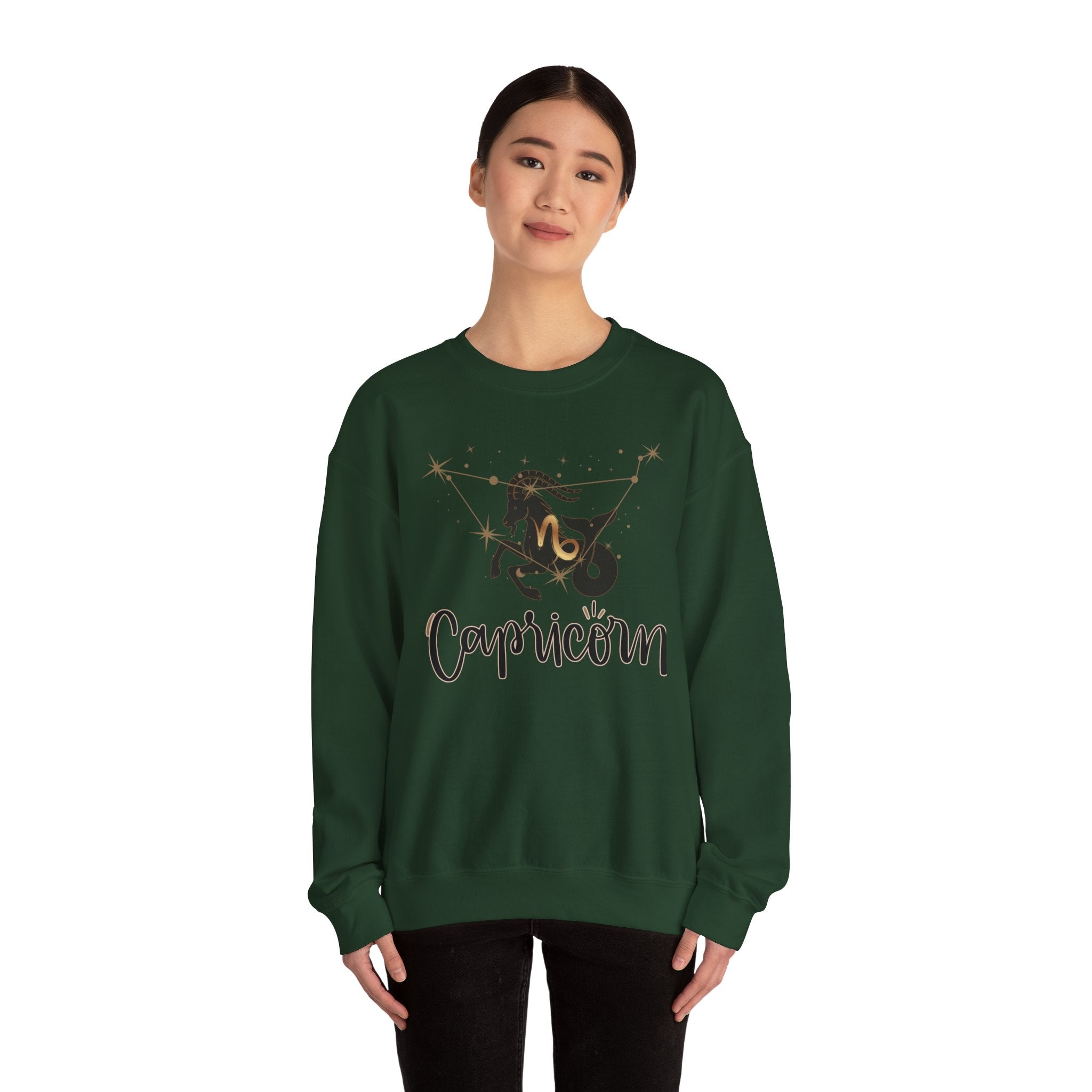 Capricorn Unisex Casual Crewneck Sweatshirt