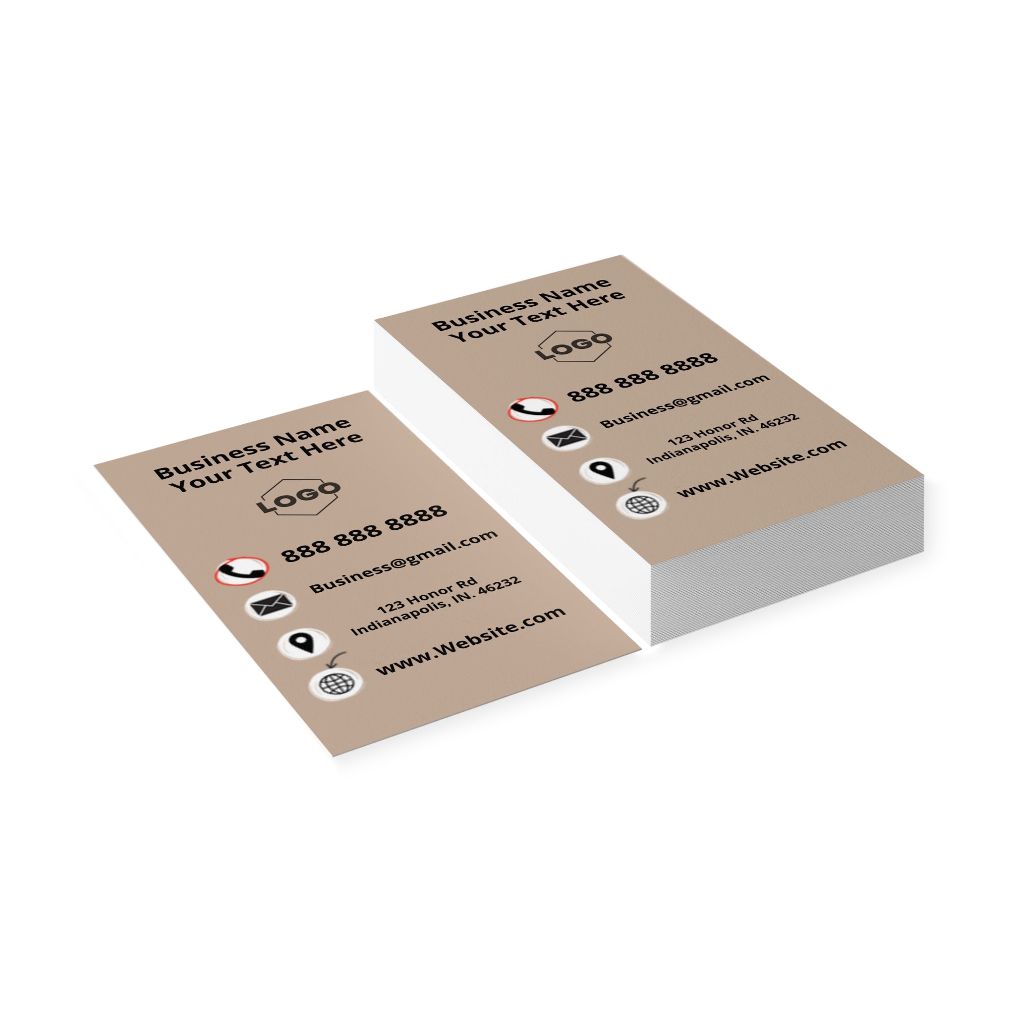Quick and Easy No Think Business Cards