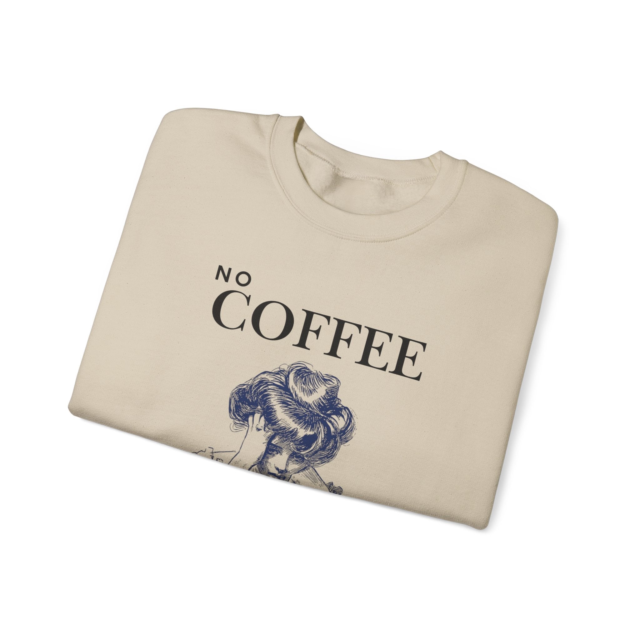 No Coffee No Conversation Unisex Heavy Blend™ Crewneck Sweatshirt