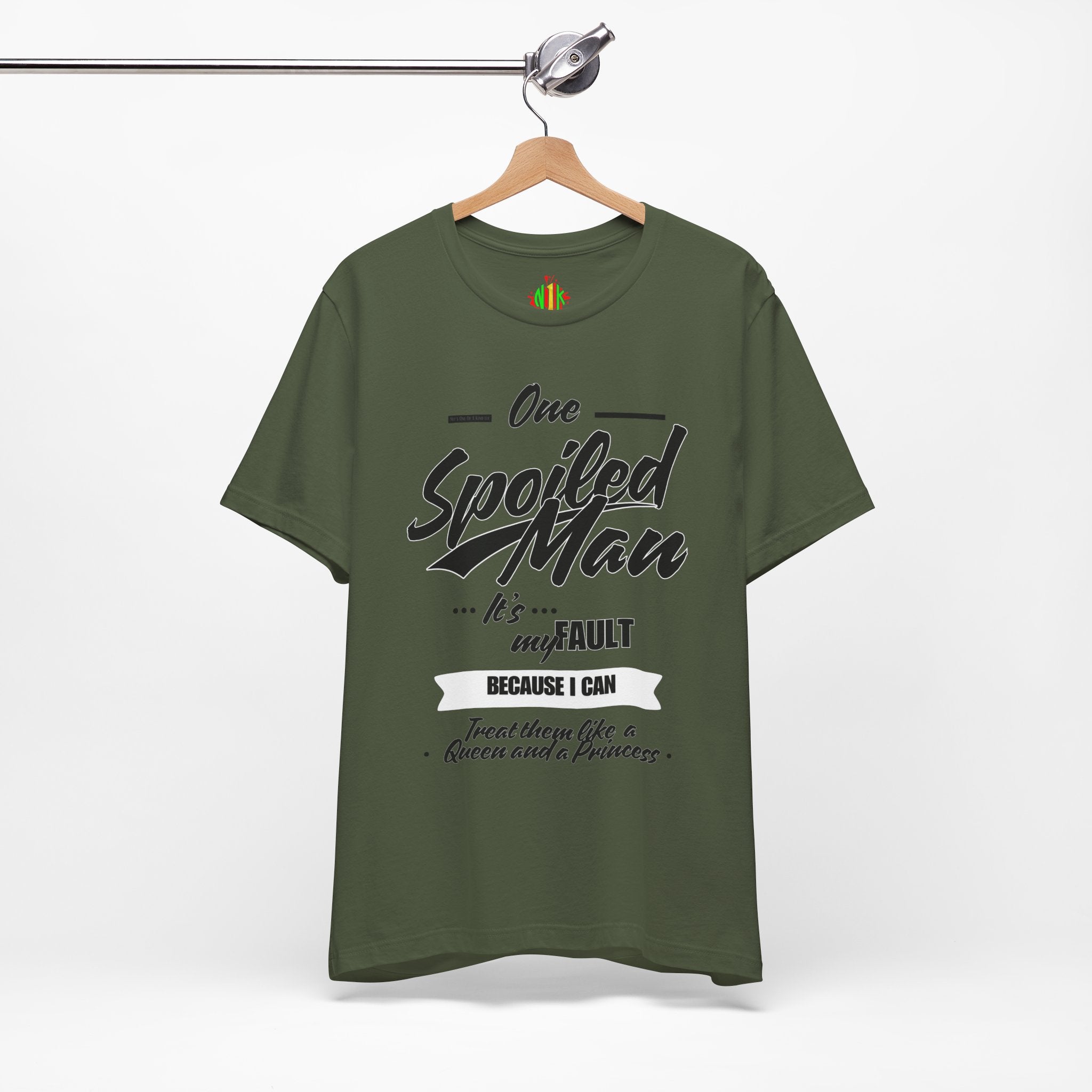 Spoiled Man Graphic Tee - Perfect for Celebrating Special OccasionsT-ShirtSpoiled Man Graphic Tee