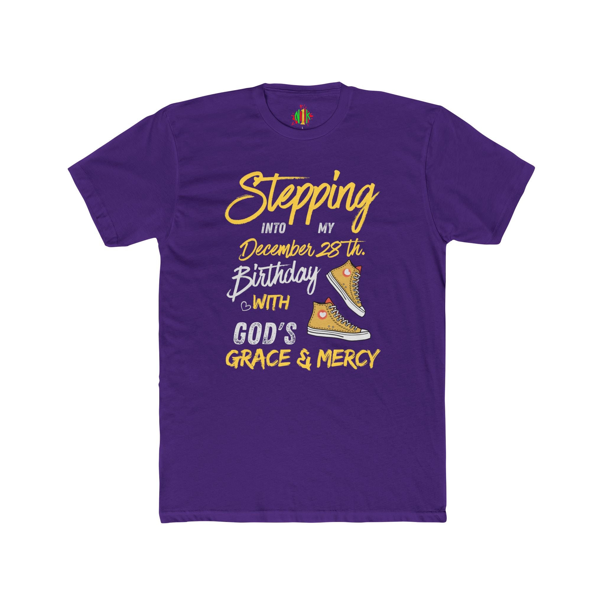 Stepping with God 'Grace & Mercy' Inspirational Birthday TeeT-ShirtGrace & Mercy