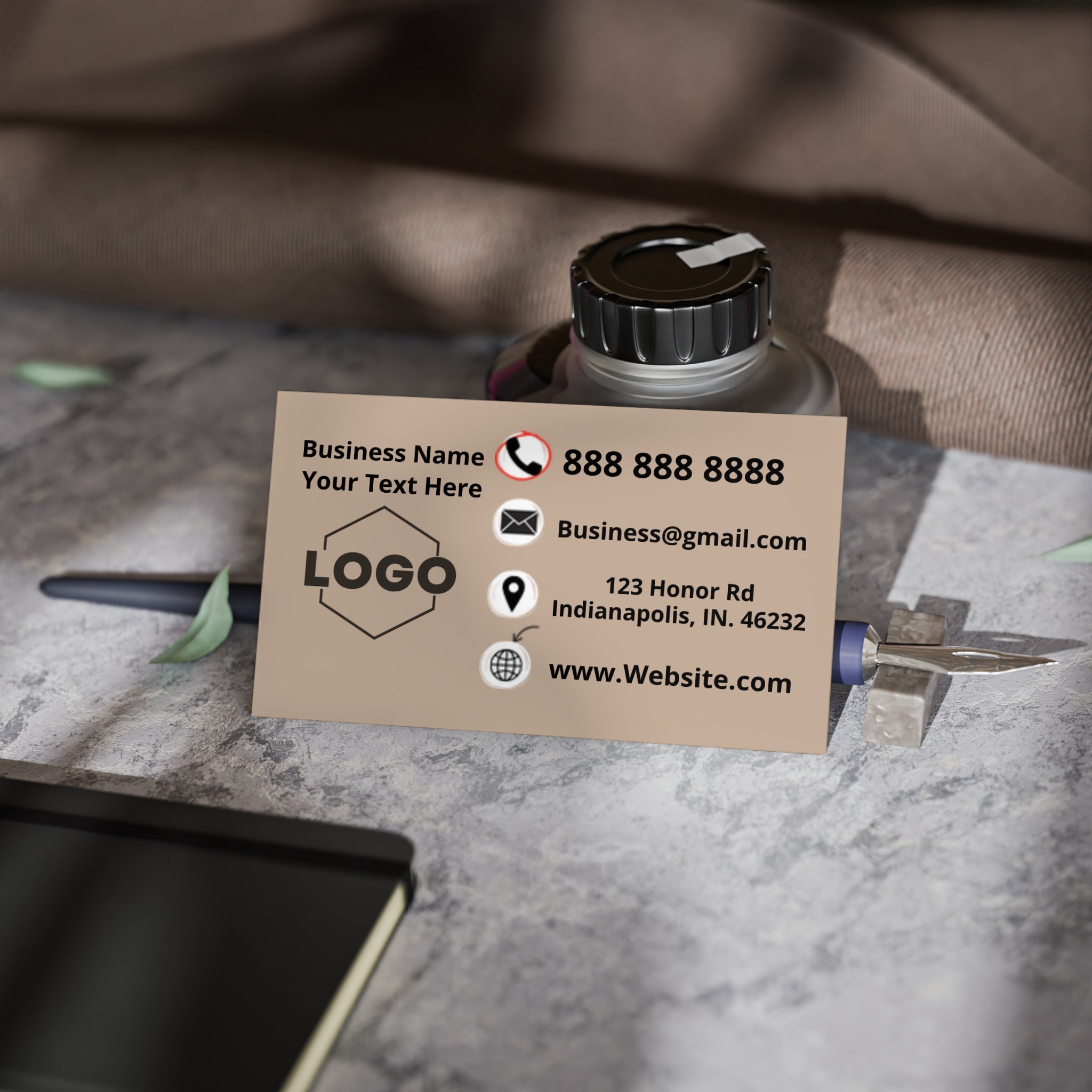 Quick and Easy No Think Business Cards