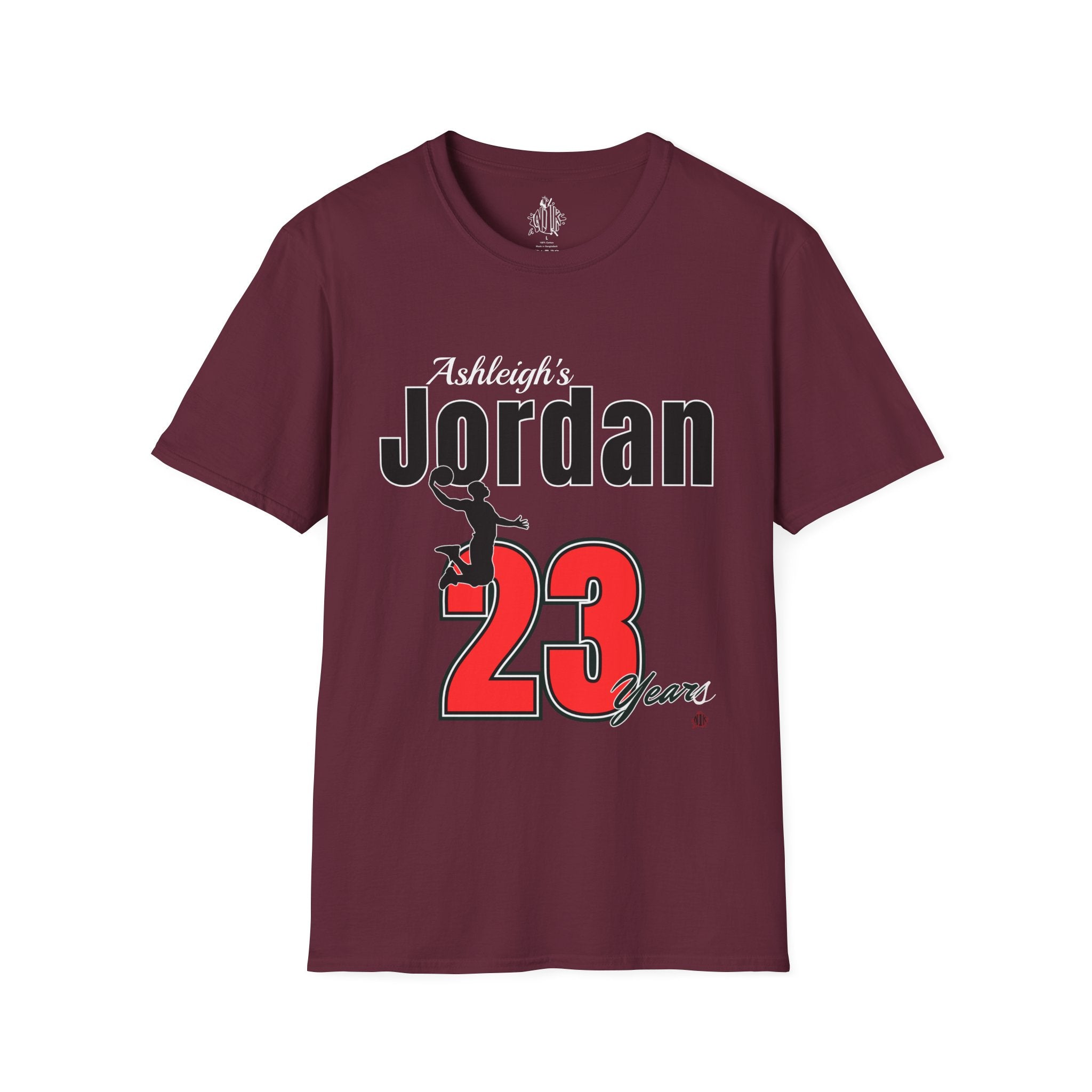 Jordan 23 Basketball Player Name T-Shirt — Personalized Jordan 23' Sport Tee