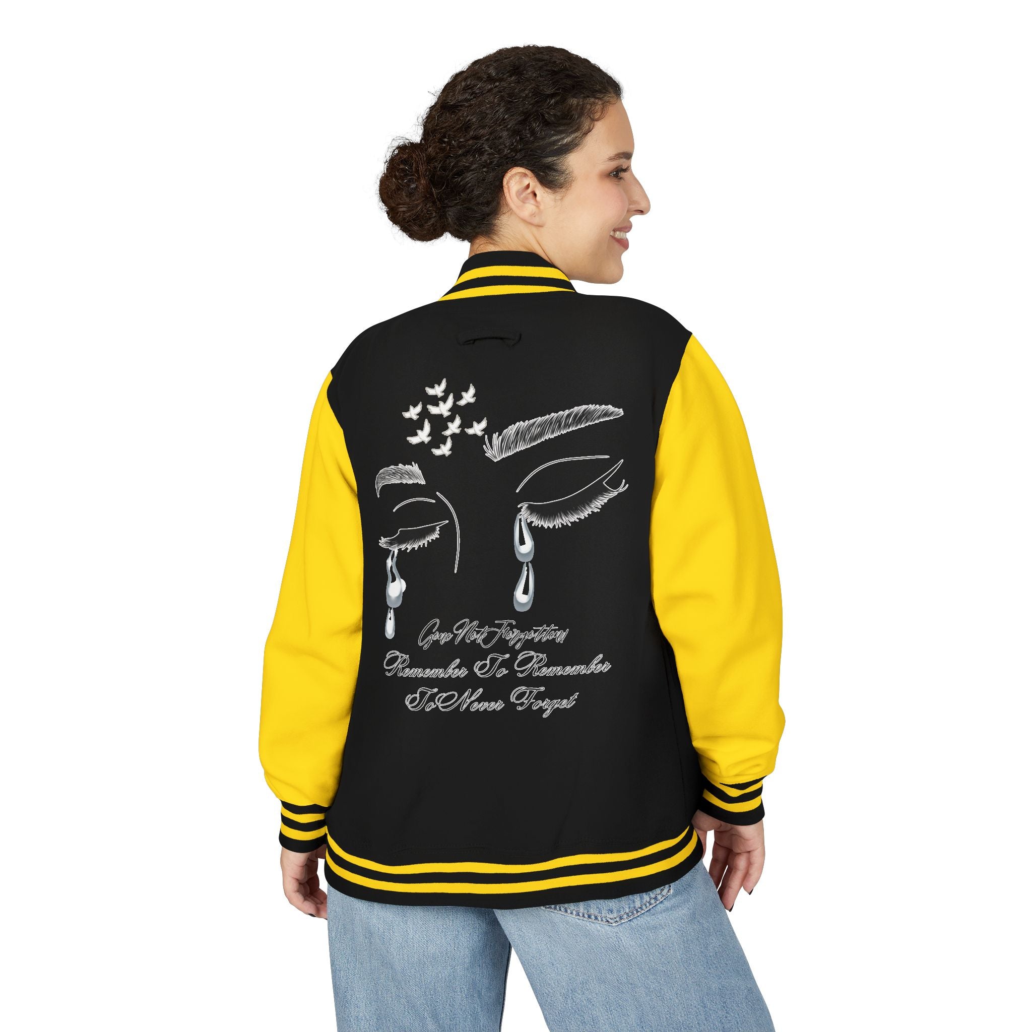 Gone Not Forgotten  ES Heavyweight Letterman Jacket