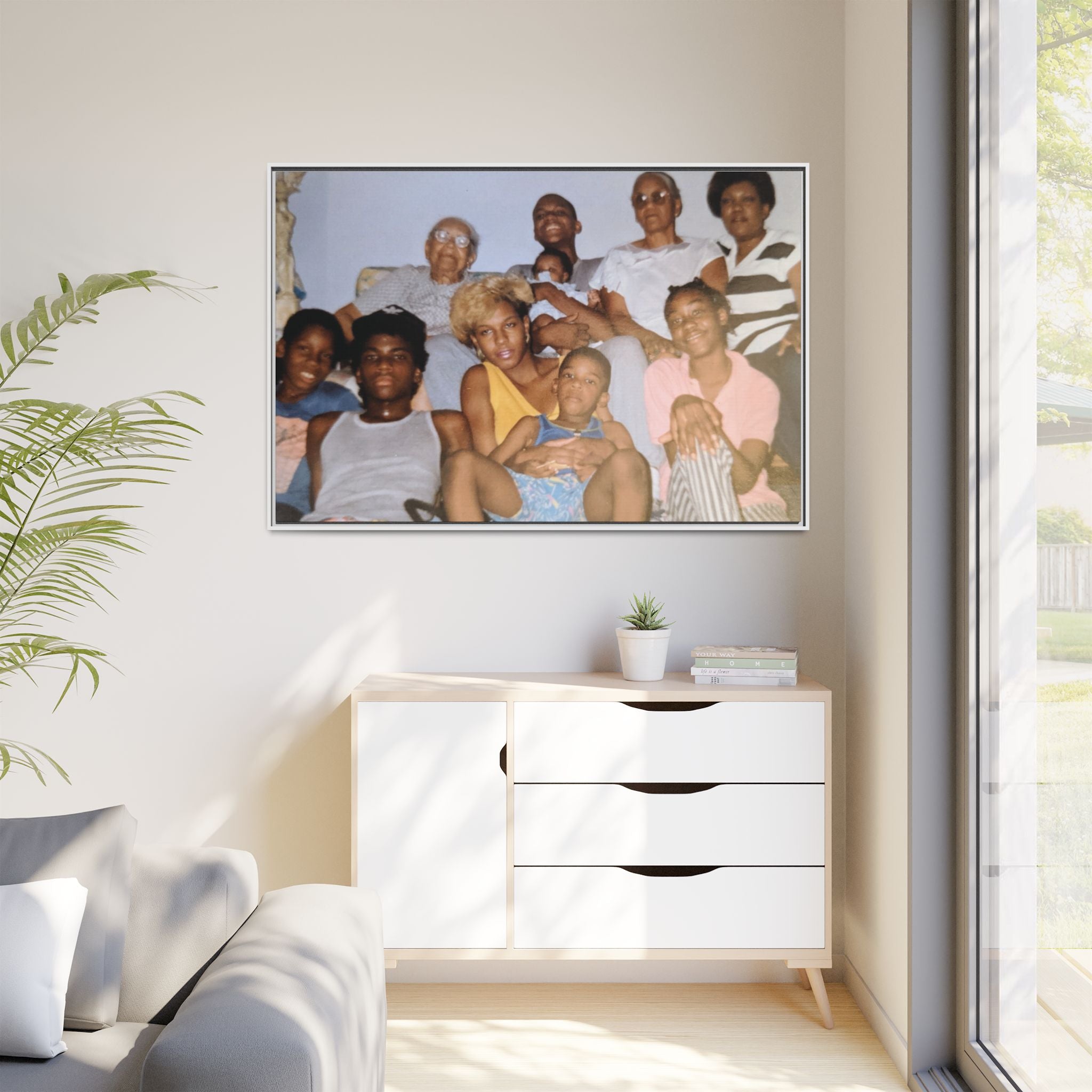 Ccustomizable Framed Canvas — Horizontal Matte Wall Art