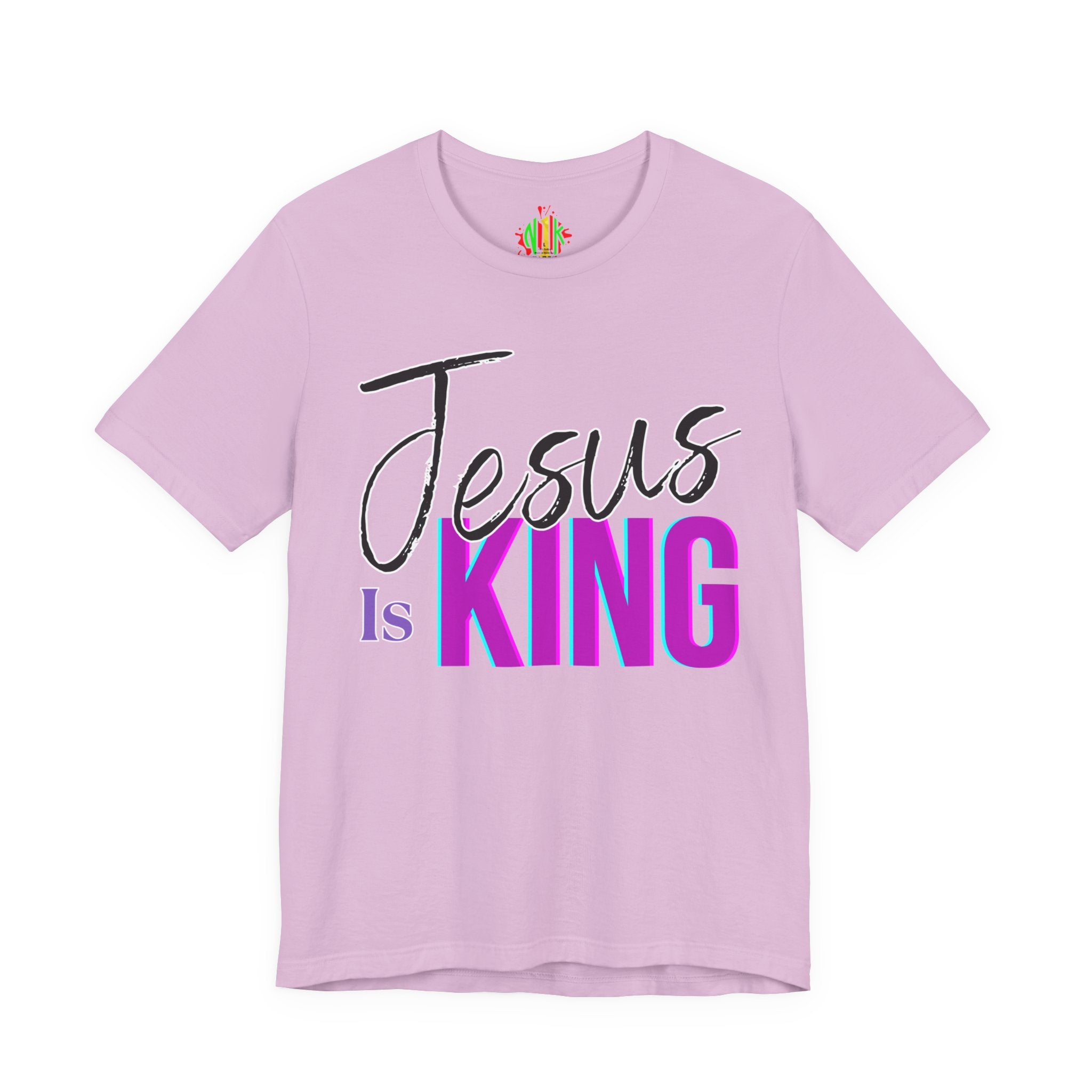 Faith-Inspired Unisex Tee | Jesus Is King Graphic T-Shirt, Christian Apparel, Religious Gift, Casual Wear, Church Outing
