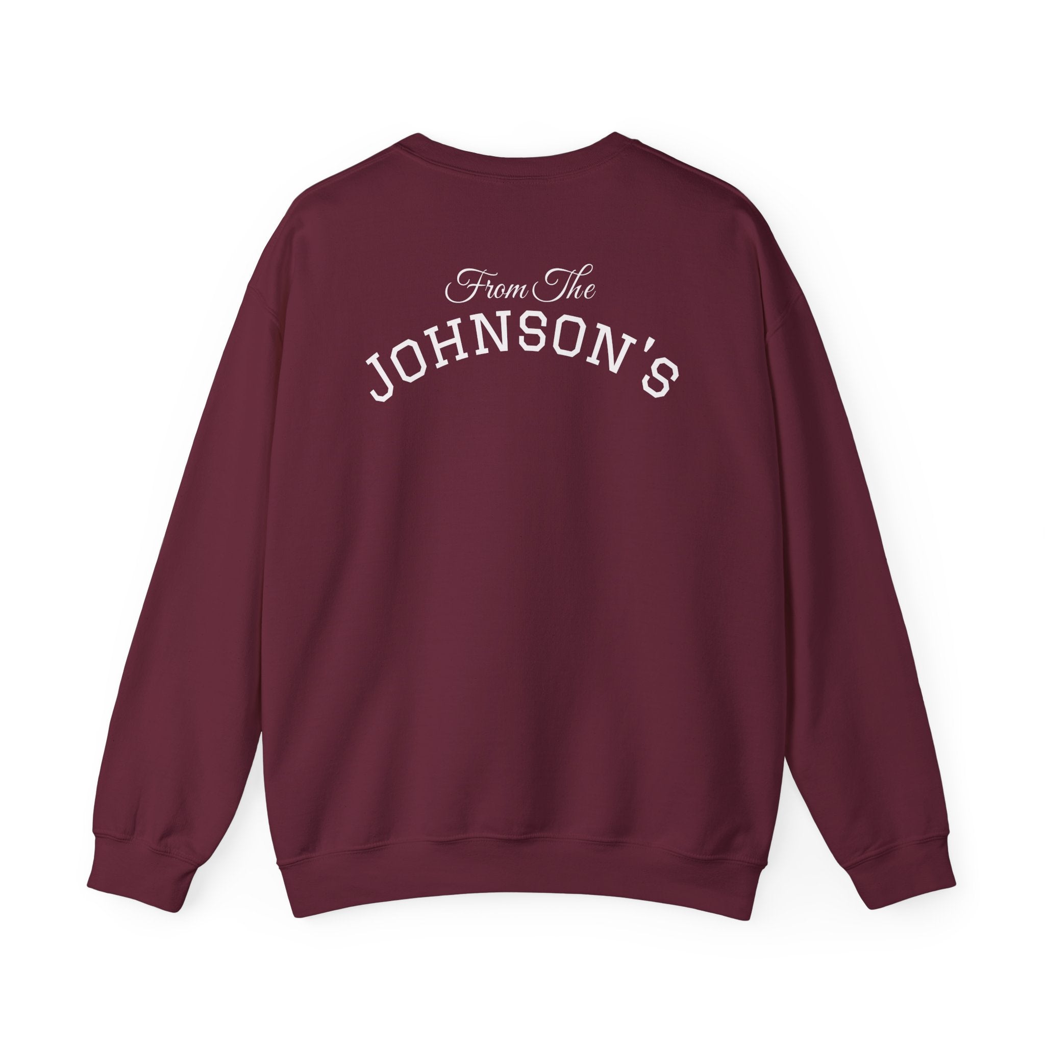 Merry Christmas Personalized Family Name Sweatshirt