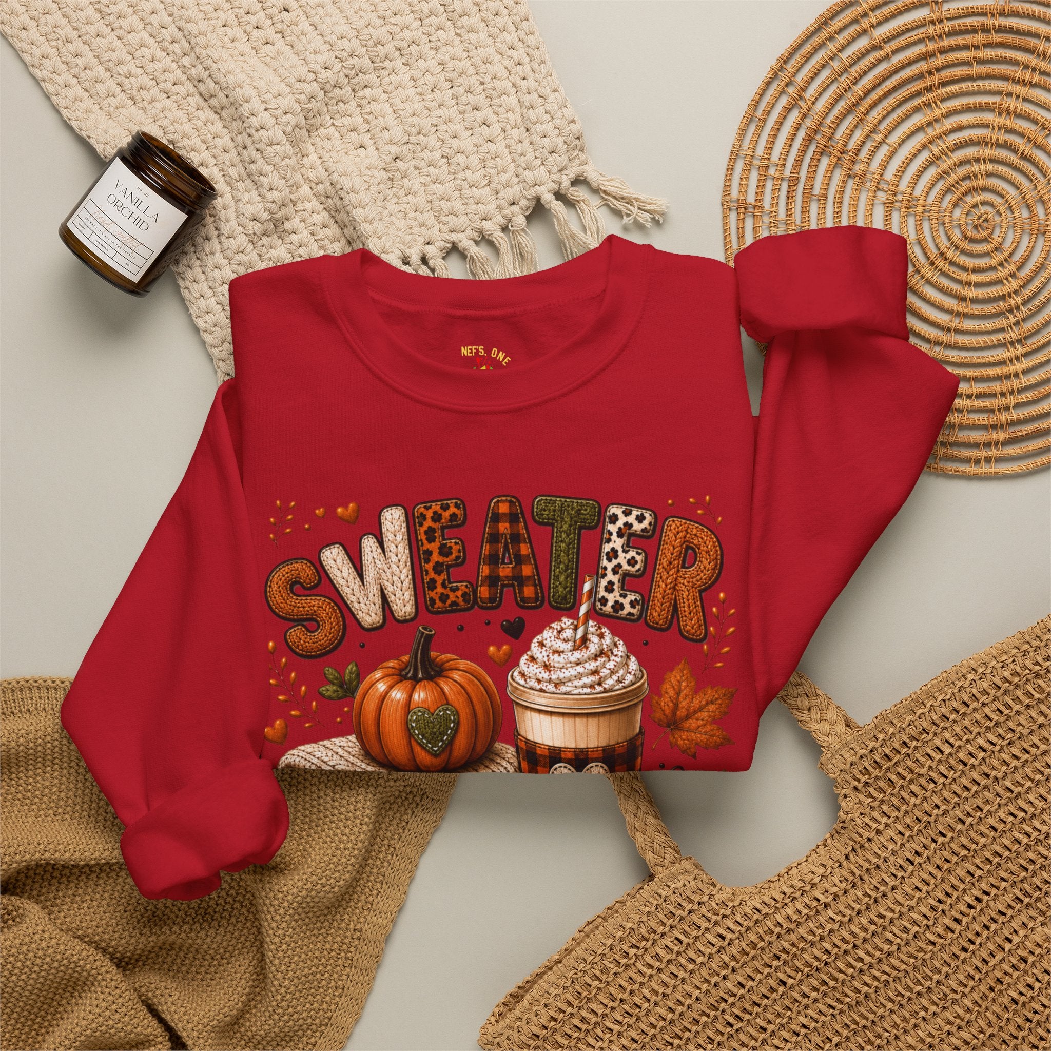 Sweater Weather Autumn Crewneck Sweatshirt