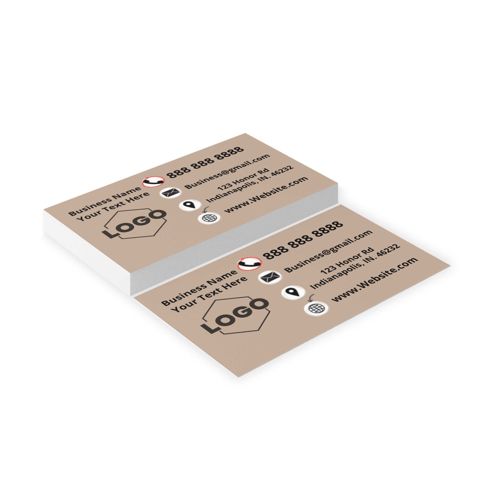 Quick and Easy No Think Business Cards