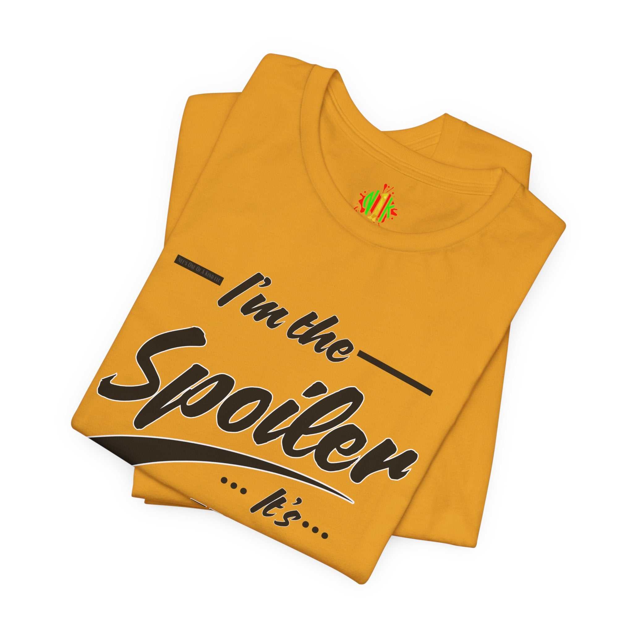 He's the Spoiler Unisex Jersey Tee - Express love for his Queen and PrT-ShirtHe’s the Spoiler Unisex Jersey Tee