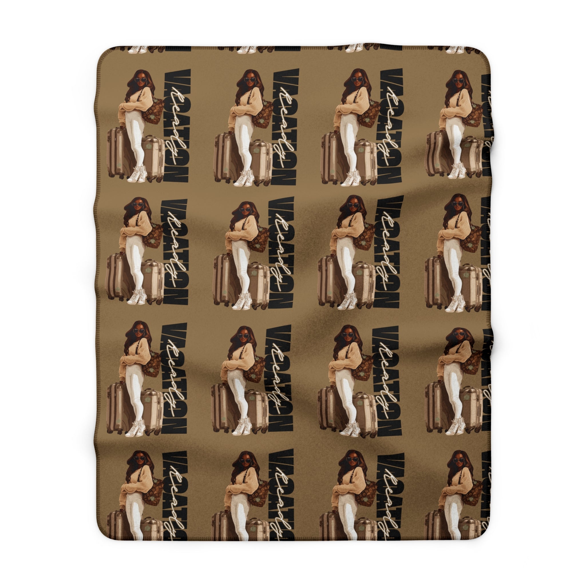 Vacation Ready Sherpa Fleece Blanket