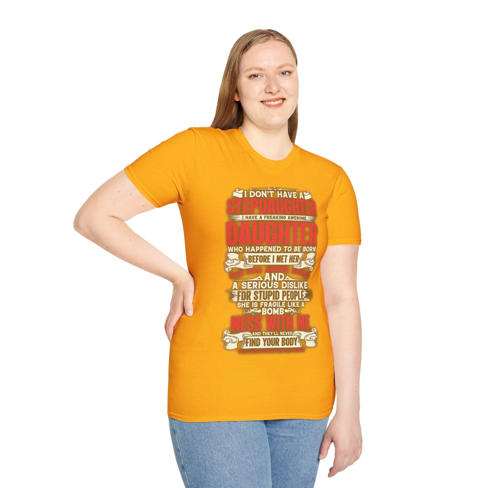 The love of a stepdaughter from a Stepfather Short Sleeve Tee