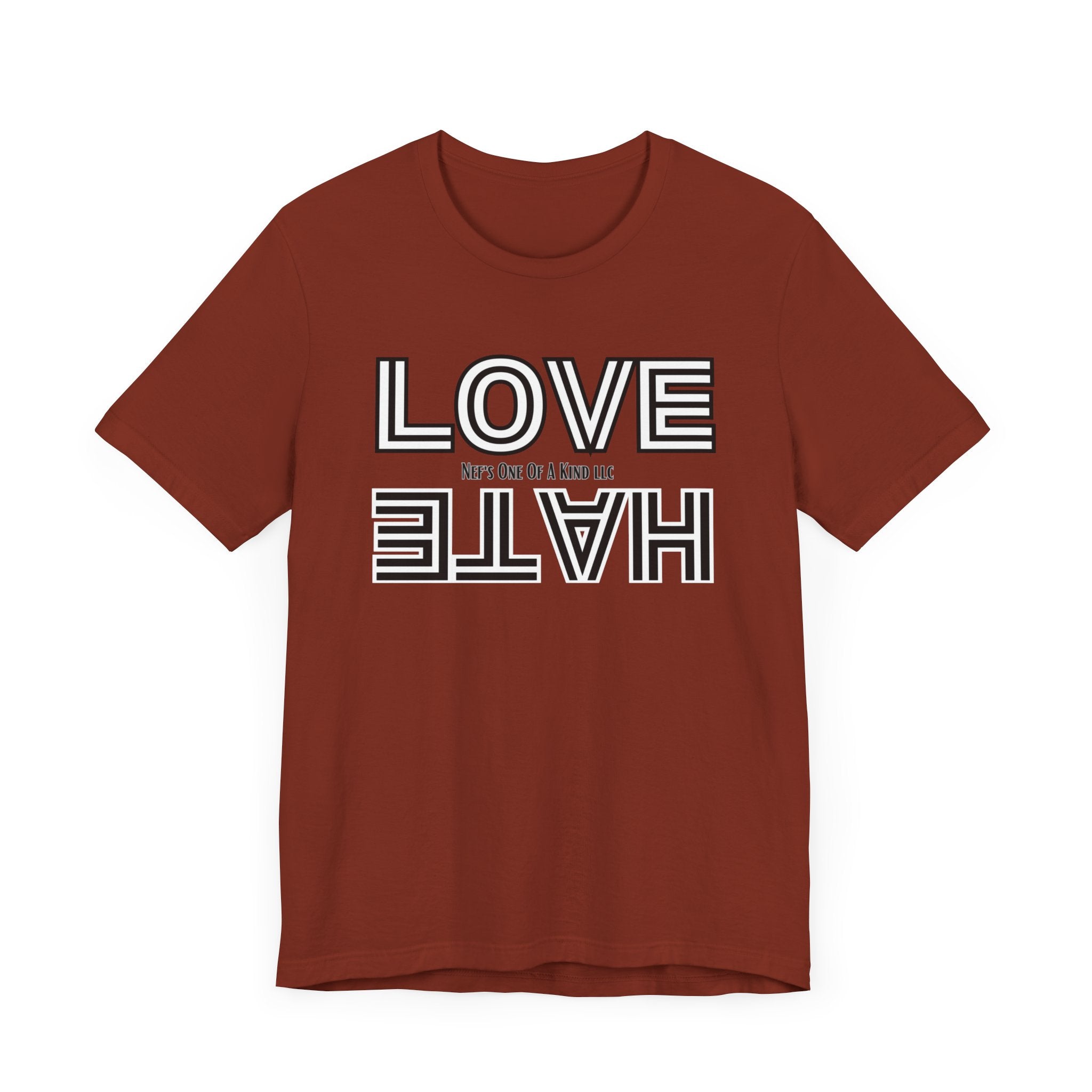Love / Hate Short Unisex Sleeve Tea