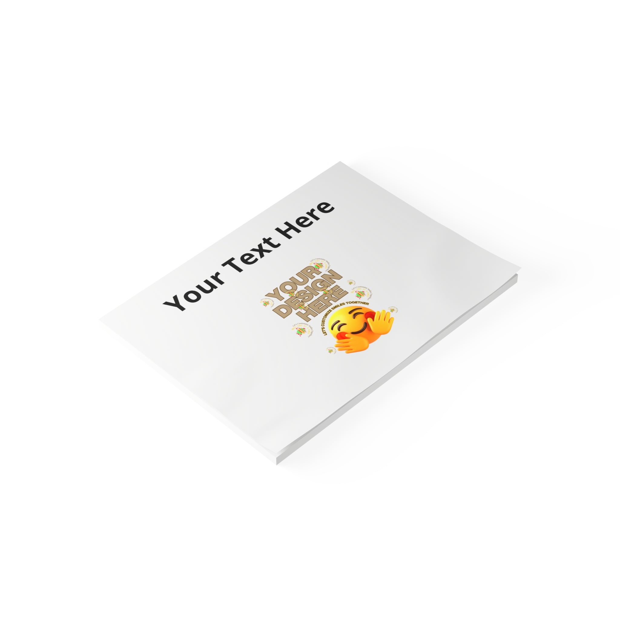 Custom Post-it Note Pad — Personalized Text & Design Sticky Notes