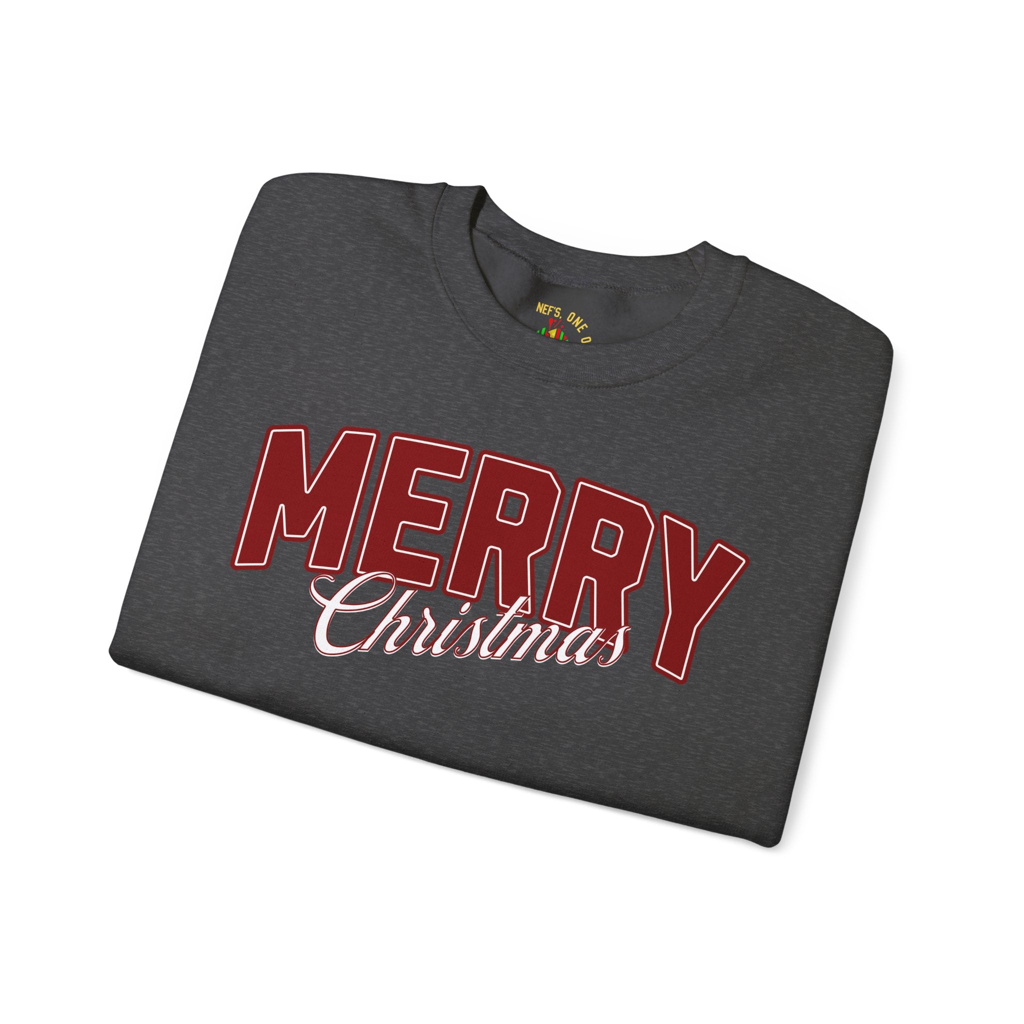 Merry Christmas Holiday Crewneck Sweatshirt