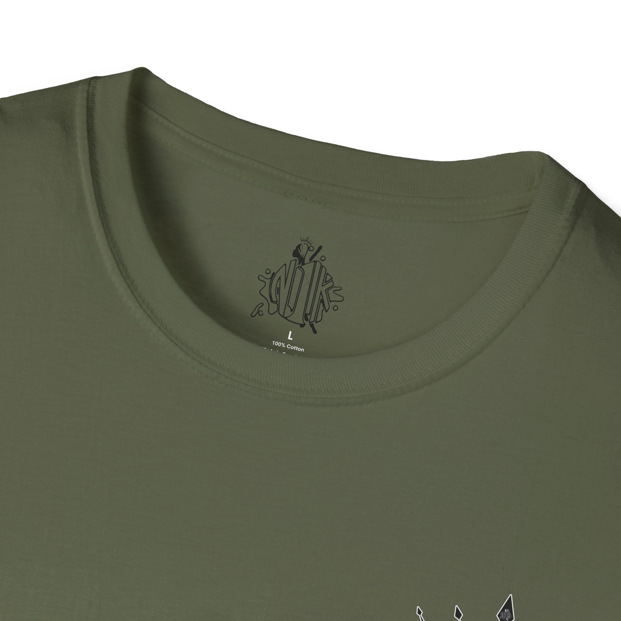 Eye of Horus Chest Logo Empress Tee — Minimal Egyptian Symbol T-Shirt