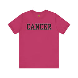 Cancer Zodiac Sign Unisex Tee, Support Cancer Patients, Gift for Loved Ones, Birthday, Comfortable Casual Wear