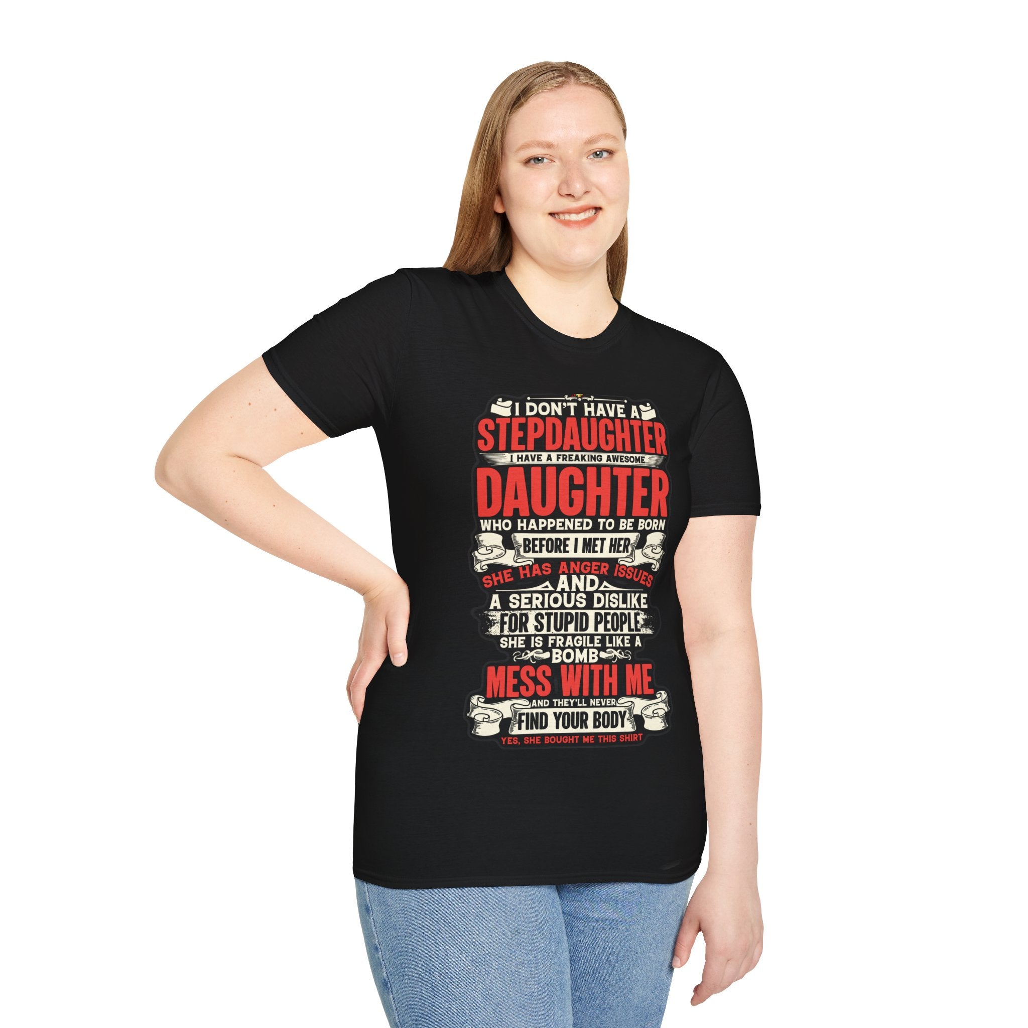 The love of a stepdaughter from a Stepfather Short Sleeve Tee
