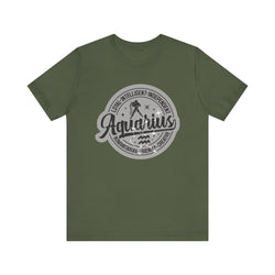 Aquarius Zodiac Unisex Casual Classic Jersey Short Sleeve Tee