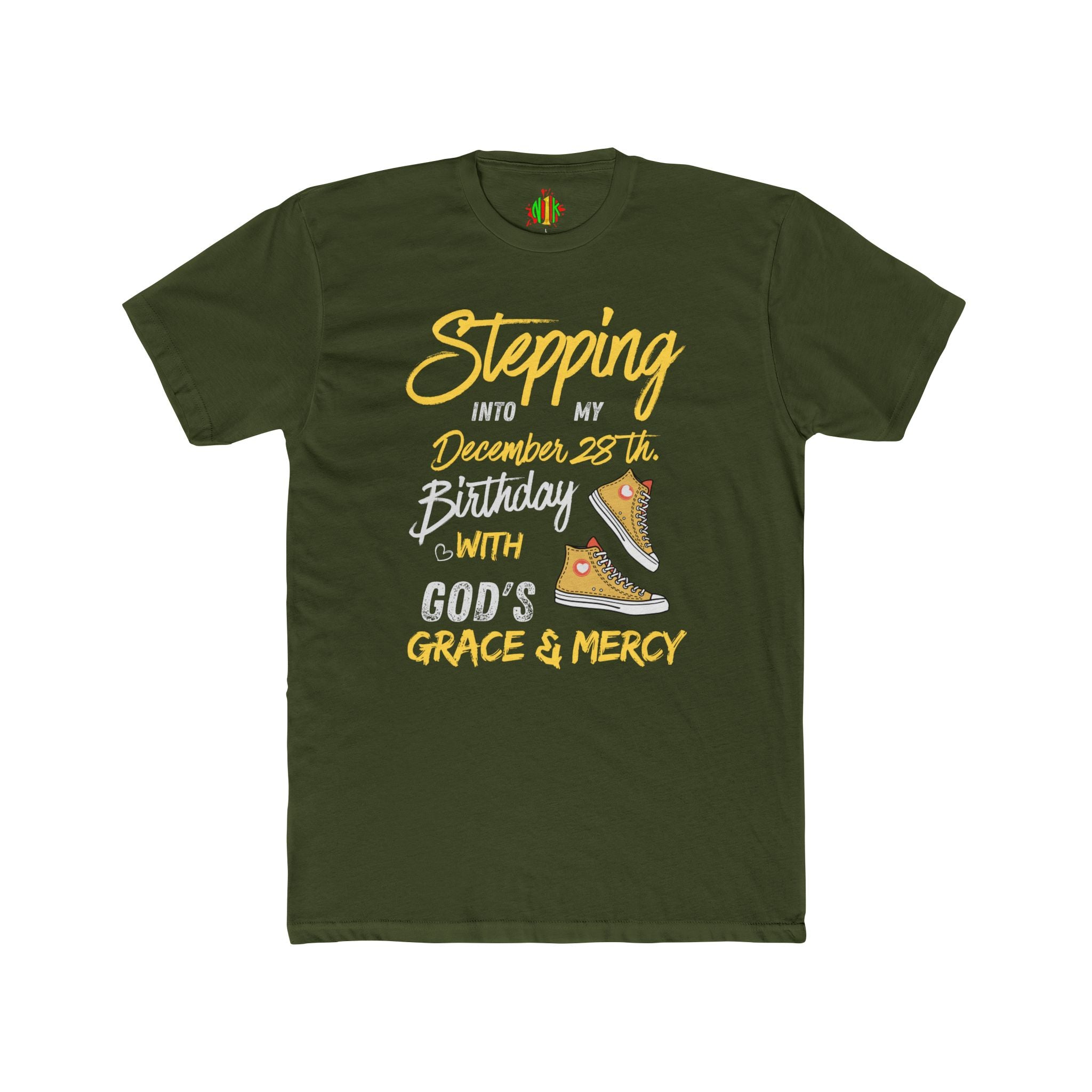 Stepping with God 'Grace & Mercy' Inspirational Birthday TeeT-ShirtGrace & Mercy