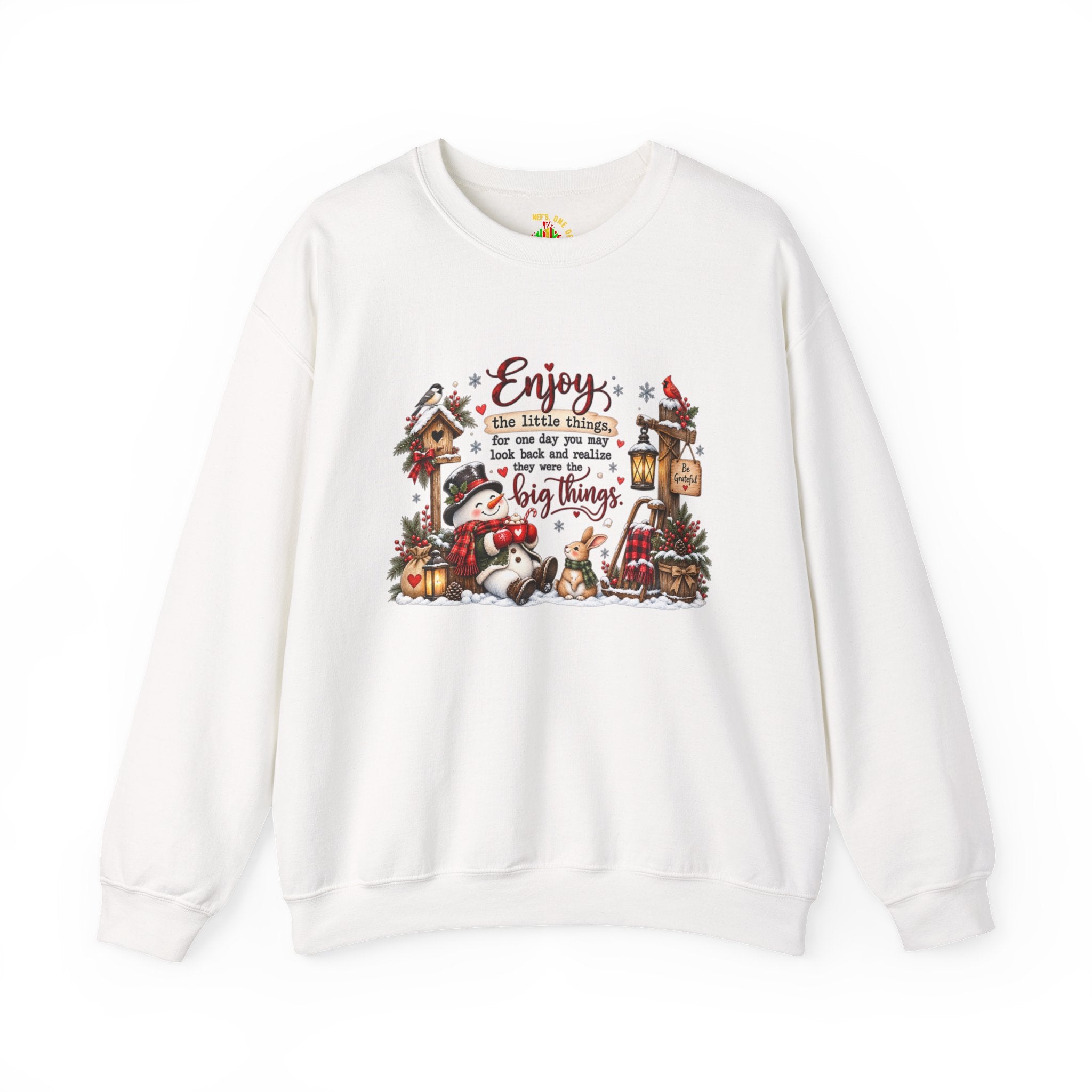 Enjoy the Little Things Christmas Crewneck Sweatshirt