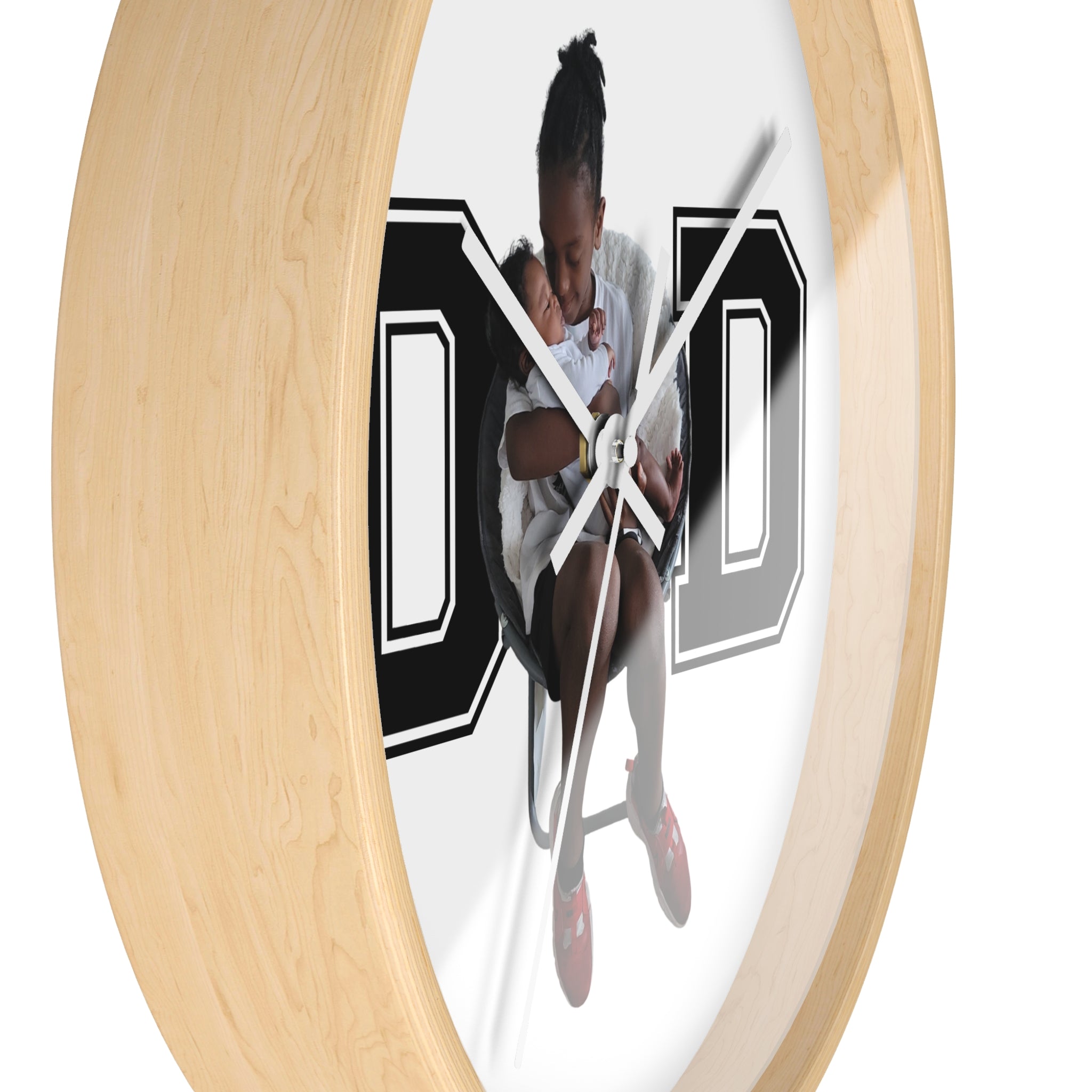 Dad Add Image - Wall Clock