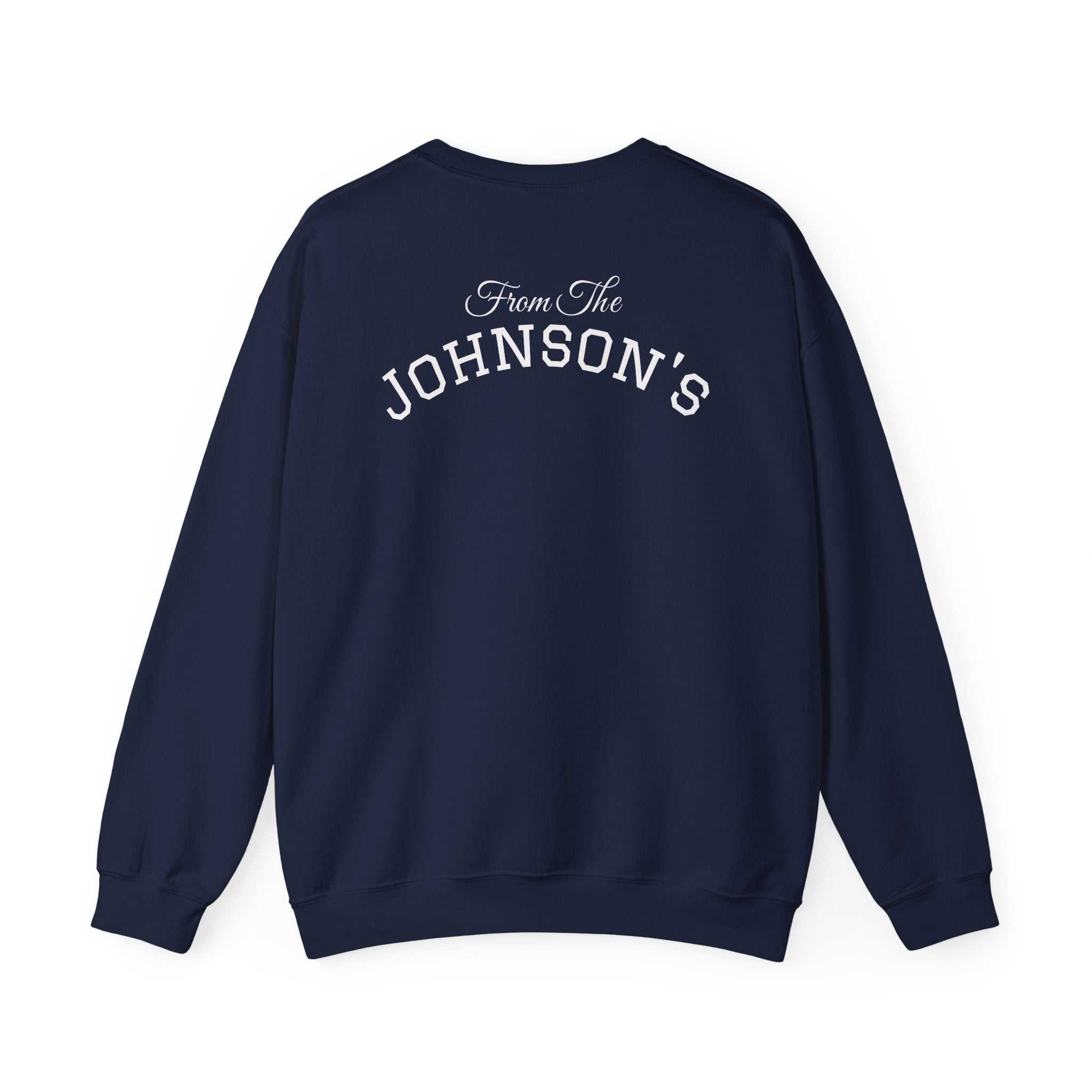 Merry Christmas Personalized Family Name Sweatshirt