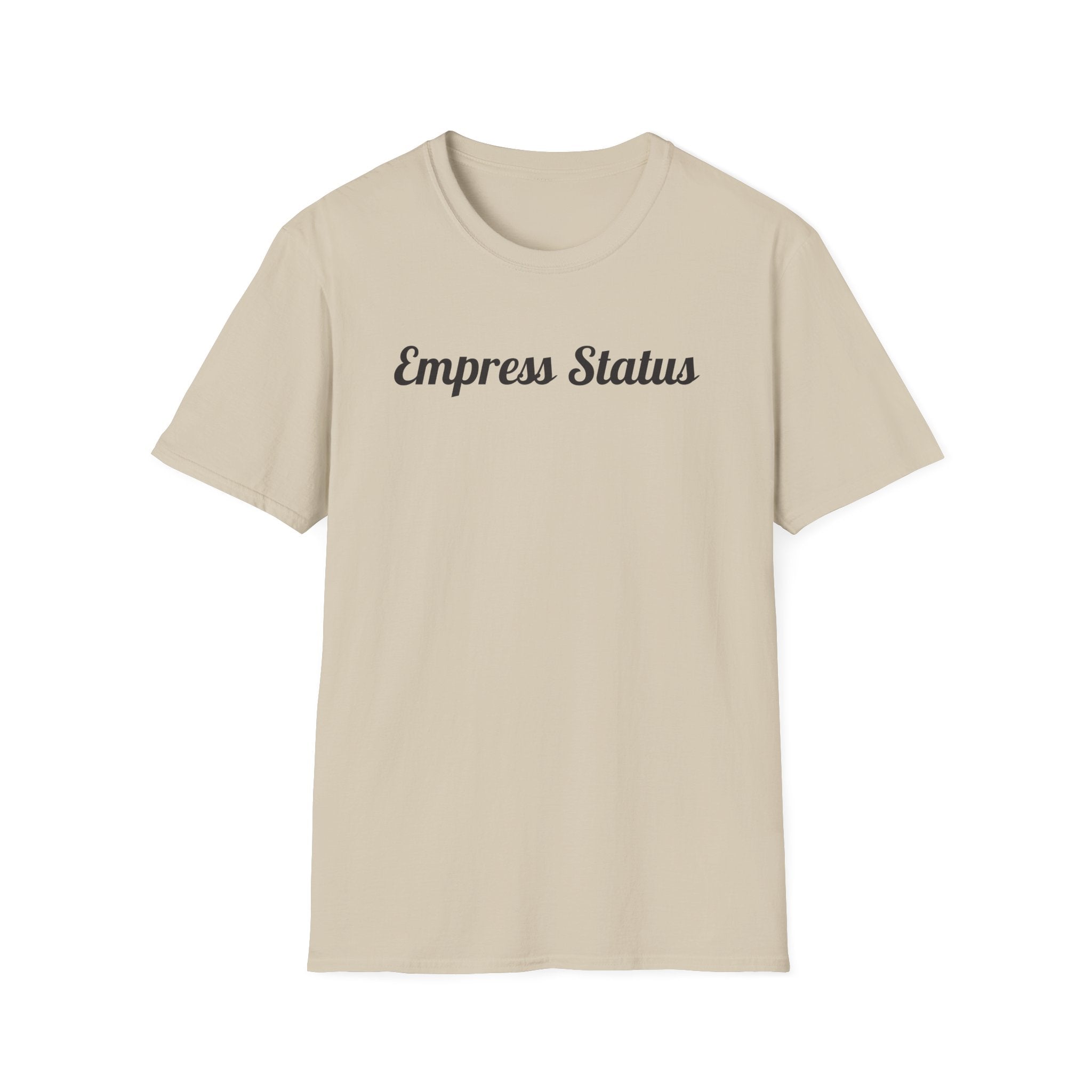 Black Glitter Empress Status Unisex Softstyle T-Shirt