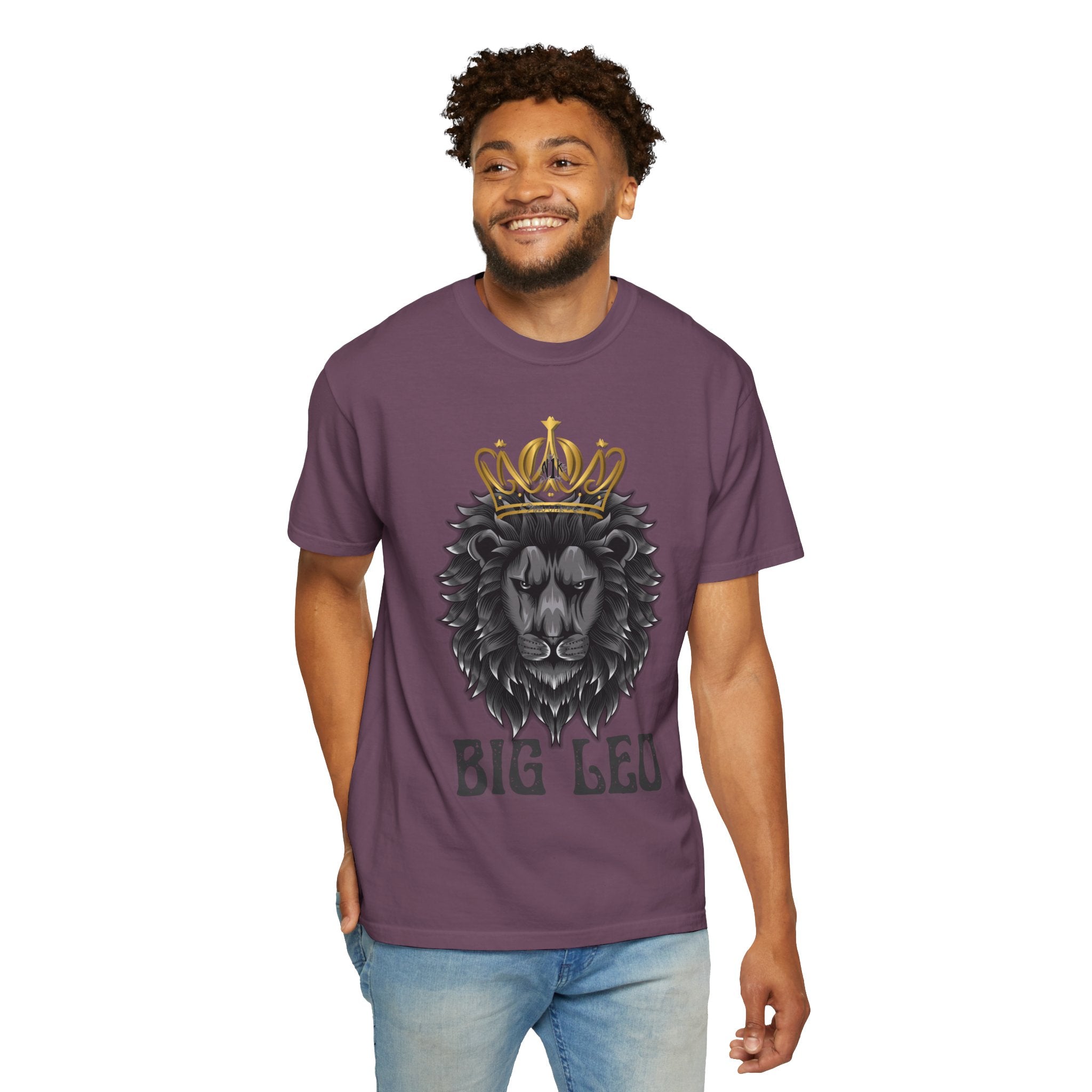 Big Leo Lion Graphic T-Shirt, Unisex Tee, Animal Lover Gift, Birthday Shirt, Astrology Apparel, Comfortable Everyday Wear