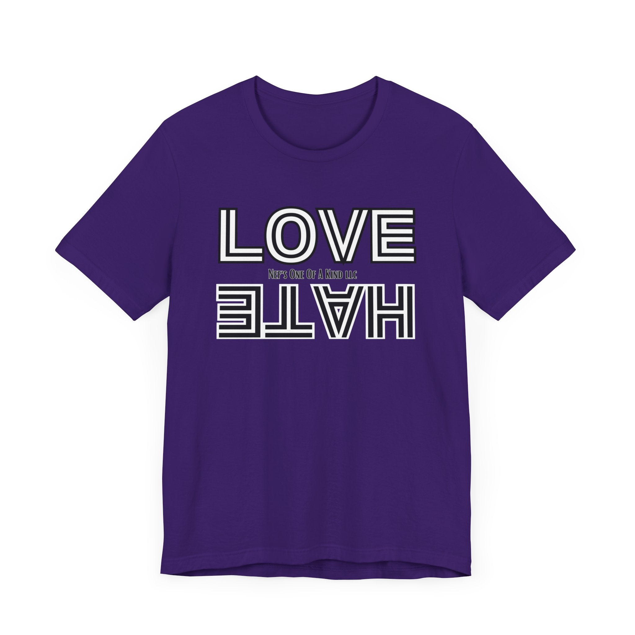 Love / Hate Short Unisex Sleeve Tea