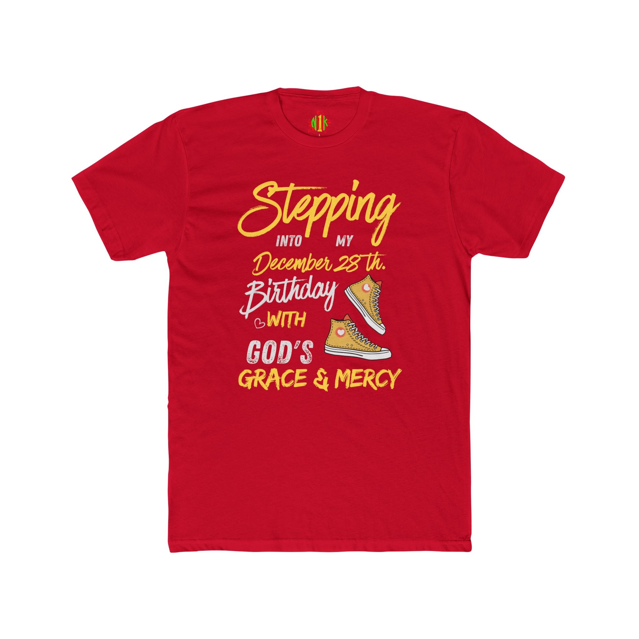 Stepping with God 'Grace & Mercy' Inspirational Birthday TeeT-ShirtGrace & Mercy