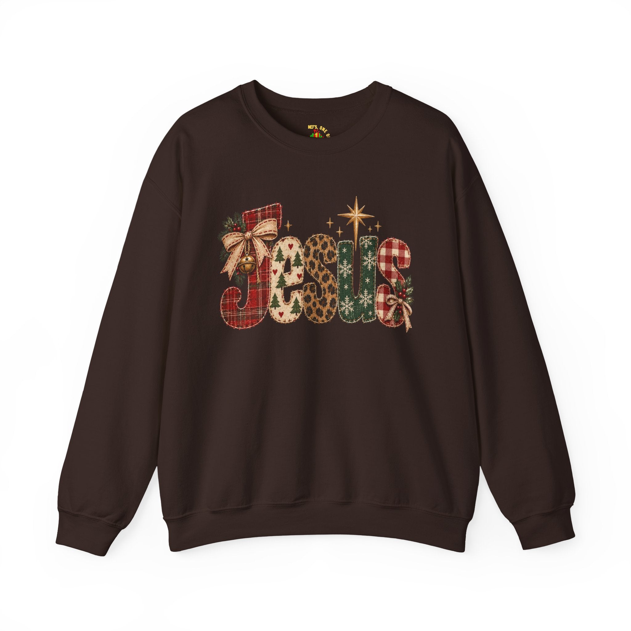 Festive Christmas Reindeer Crewneck Sweatshirt