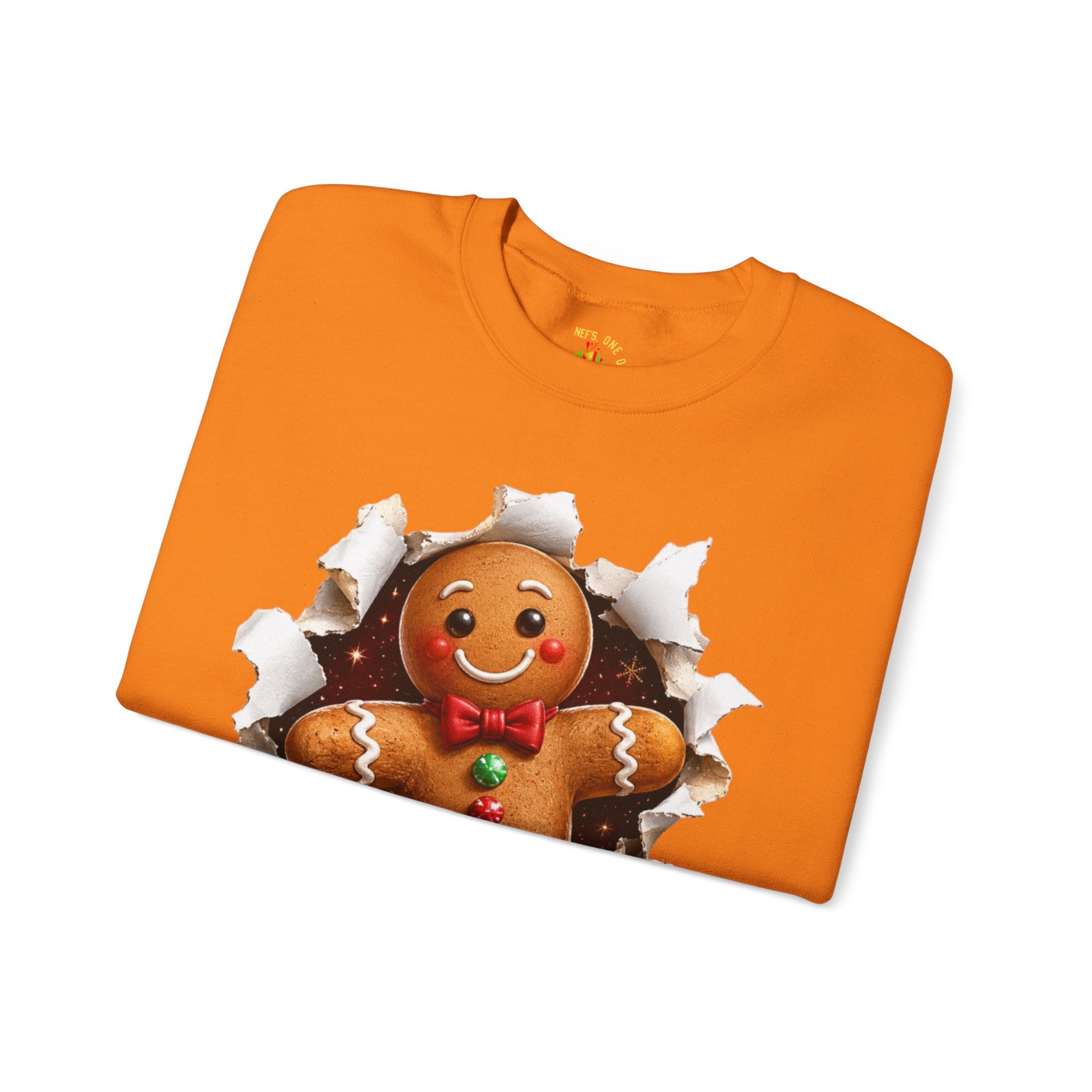 Gingerbread Man Christmas Crewneck Sweatshirt
