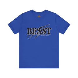 Beast with the Beauty Valentine Casual, Soft Unisex Jersey Short Sleeve Tee