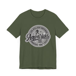 Aquarius Zodiac Unisex Casual Classic Jersey Short Sleeve Tee