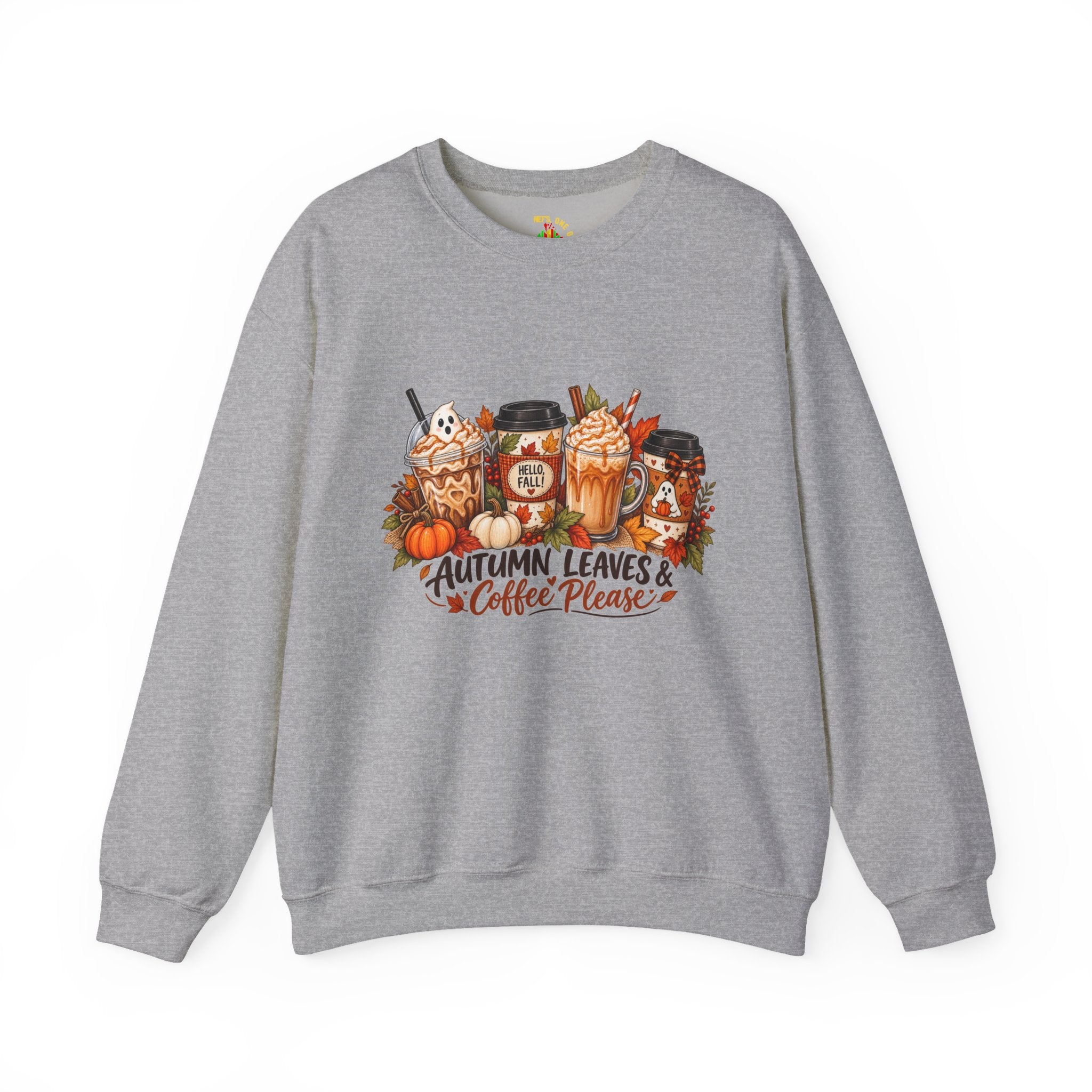 Autumn Leaves & Coffee Please Sweatshirt