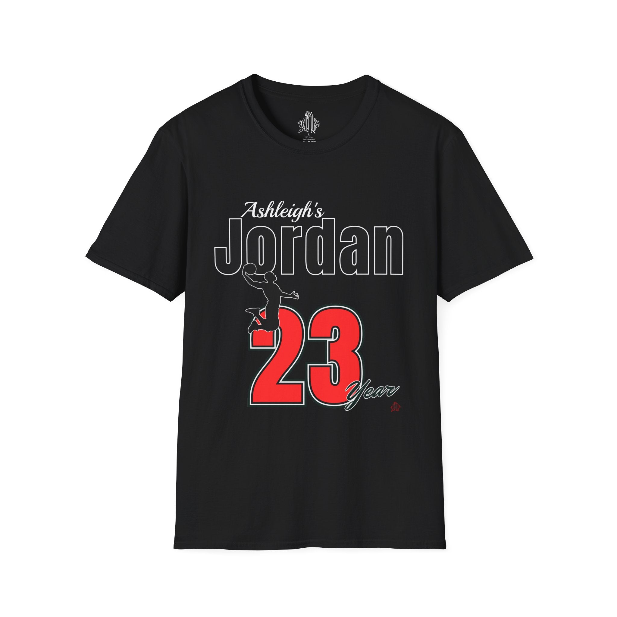 Jordan 23 Basketball Player Name T-Shirt — Personalized Jordan 23' Sport Tee